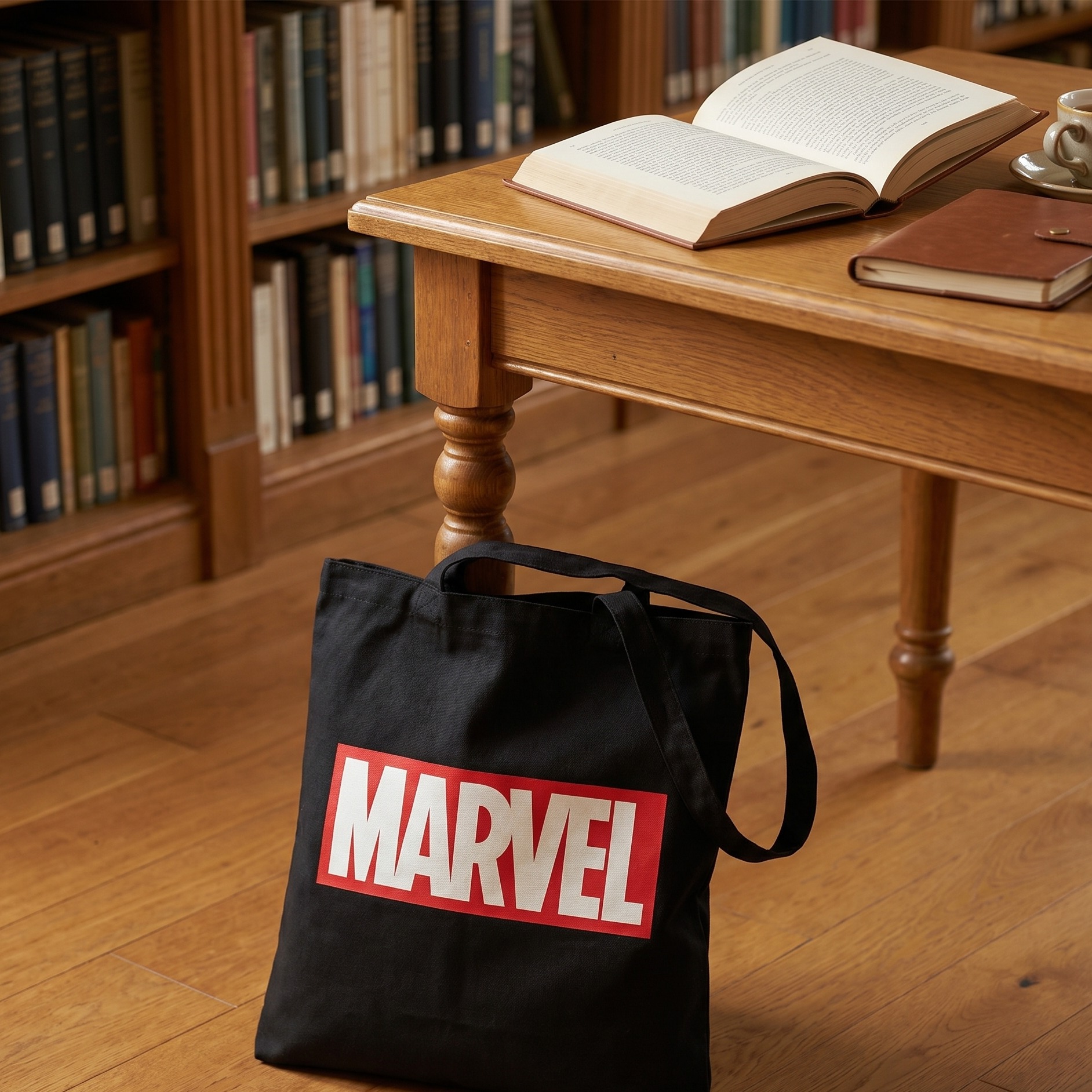 Marvel - Bolso de yute con logo