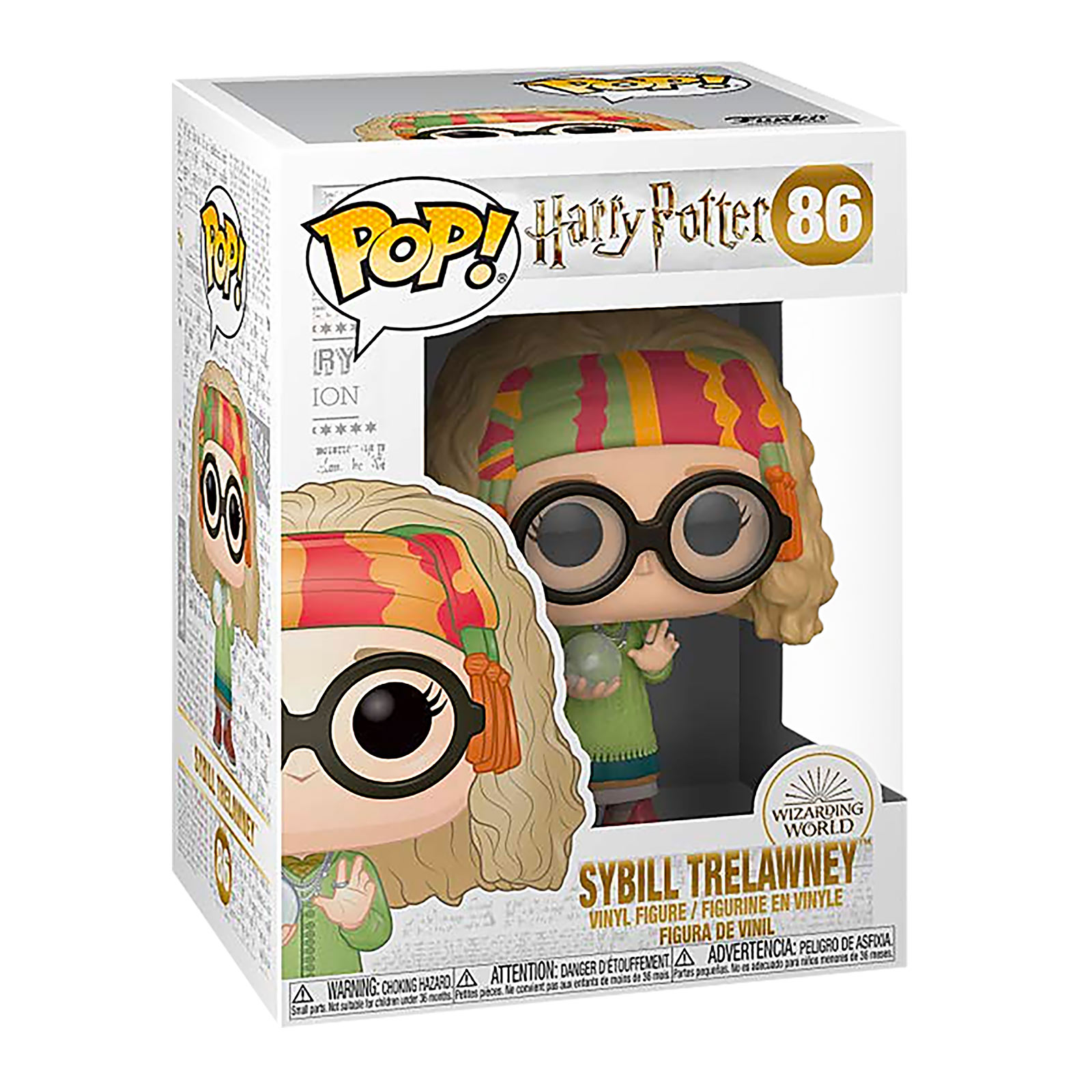 Harry Potter - Professor Trelawney mit Kristallkugel Funko Pop Figur