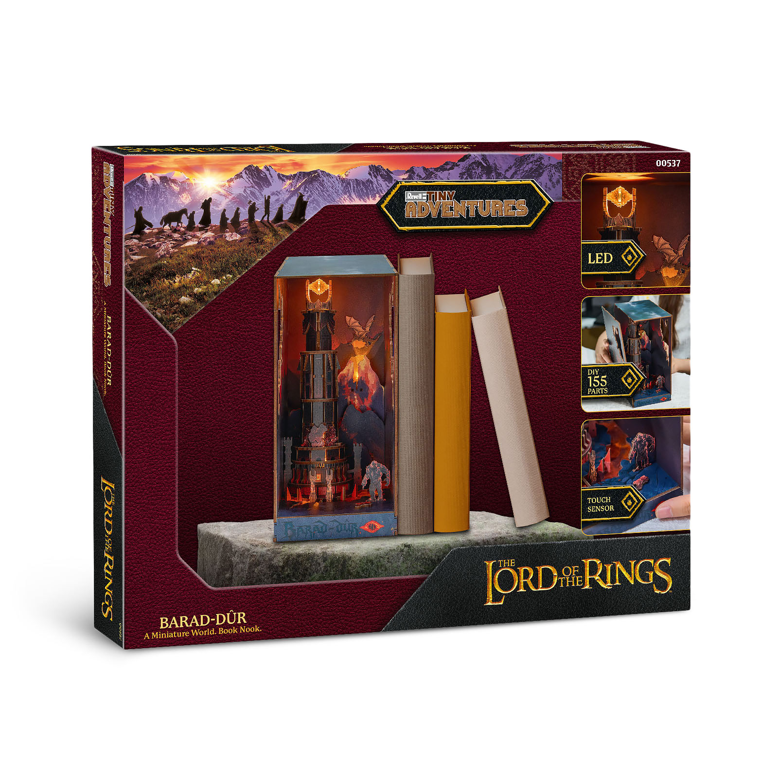 Der Herr der Ringe - Barad-dur Book Nook Modell Bausatz Holz