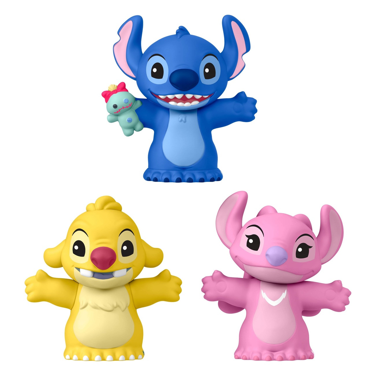 Lilo & Stitch Little People Collector minifigurki zestaw 3 szt. Stitch & The Cousins 7 cm
