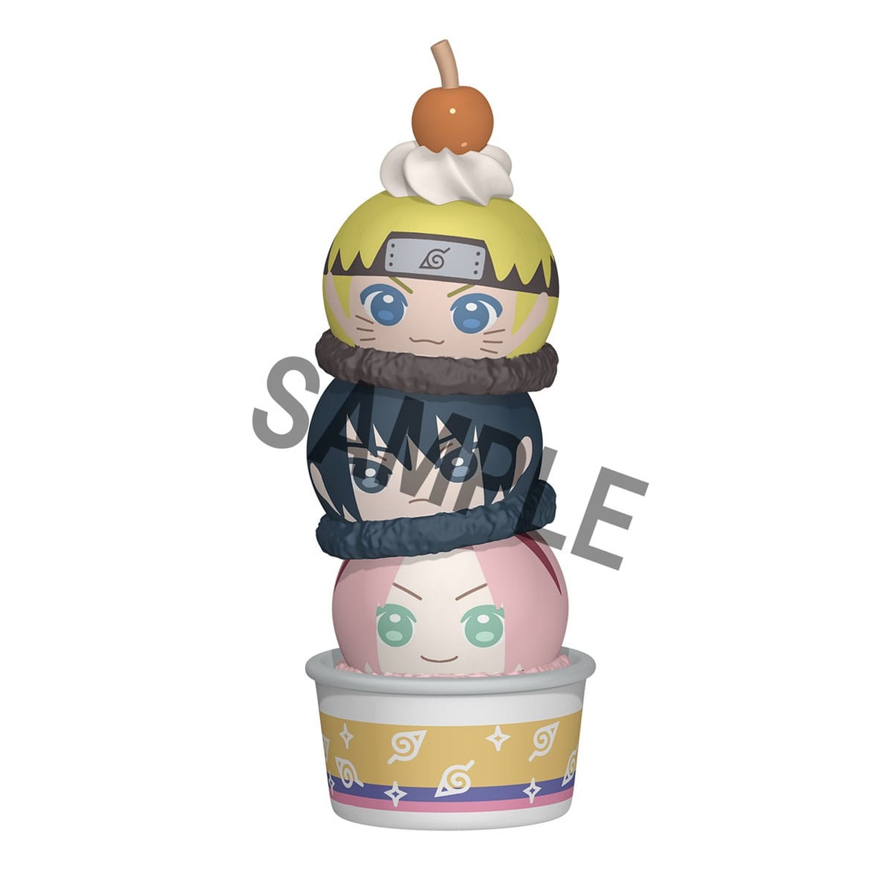 Naruto Shippuden Tsumichen Stack up & Change figuras coleccionables pack de 6 8 cm (con regalo)