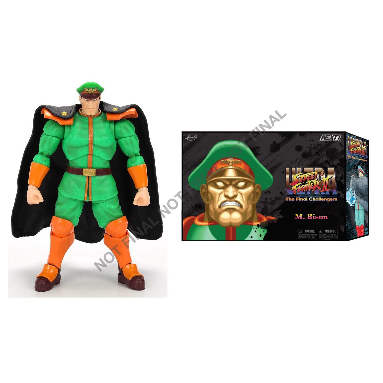 Ultra Street Fighter II: The Final Challengers Actionfigur 1/12 M. Bison Deluxe 15 cm