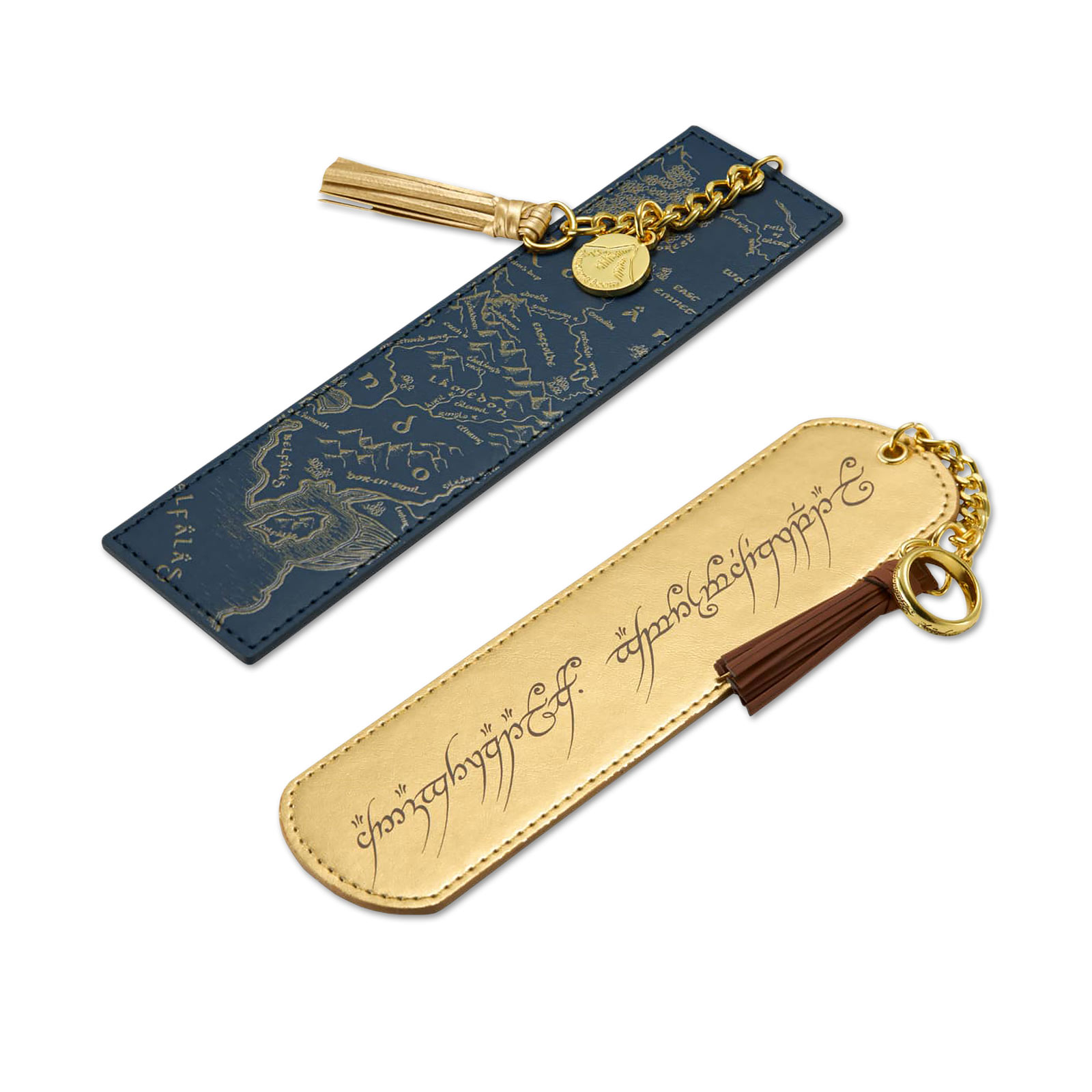 Il Signore degli Anelli - Set di segnalibri Mappa della Terra di Mezzo e iscrizione dell’Anello