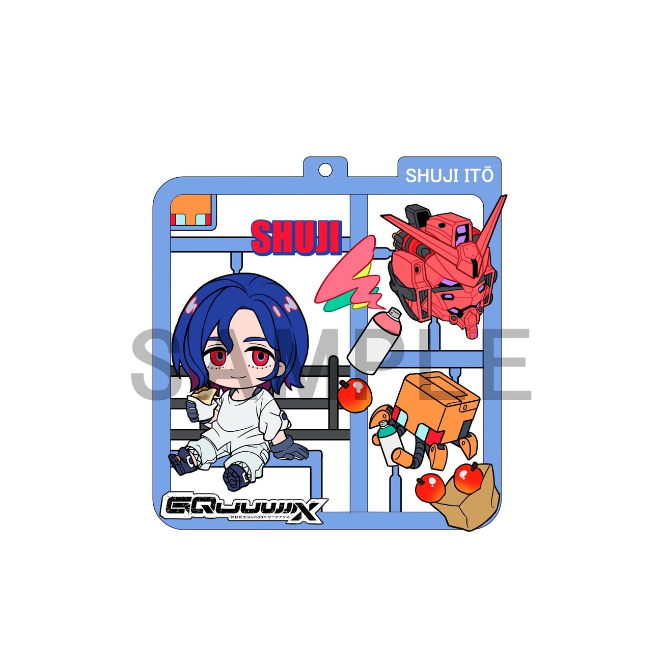 Mobile Suit Gundam GQuuuuuuX Plat Collection Pendant Assortment (4)