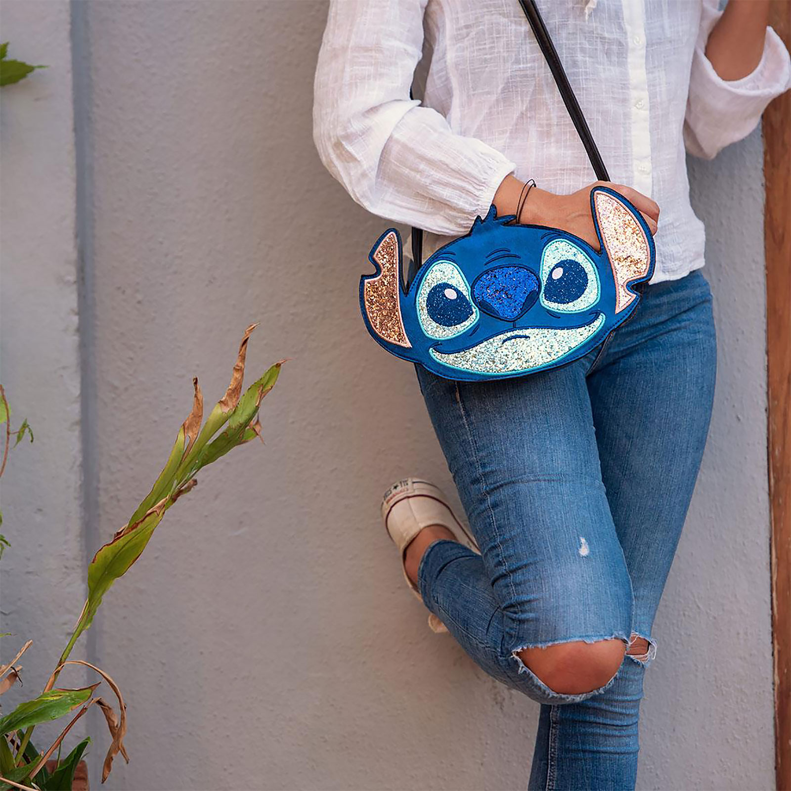 Lilo & Stitch - Stitch Glitter Handtas