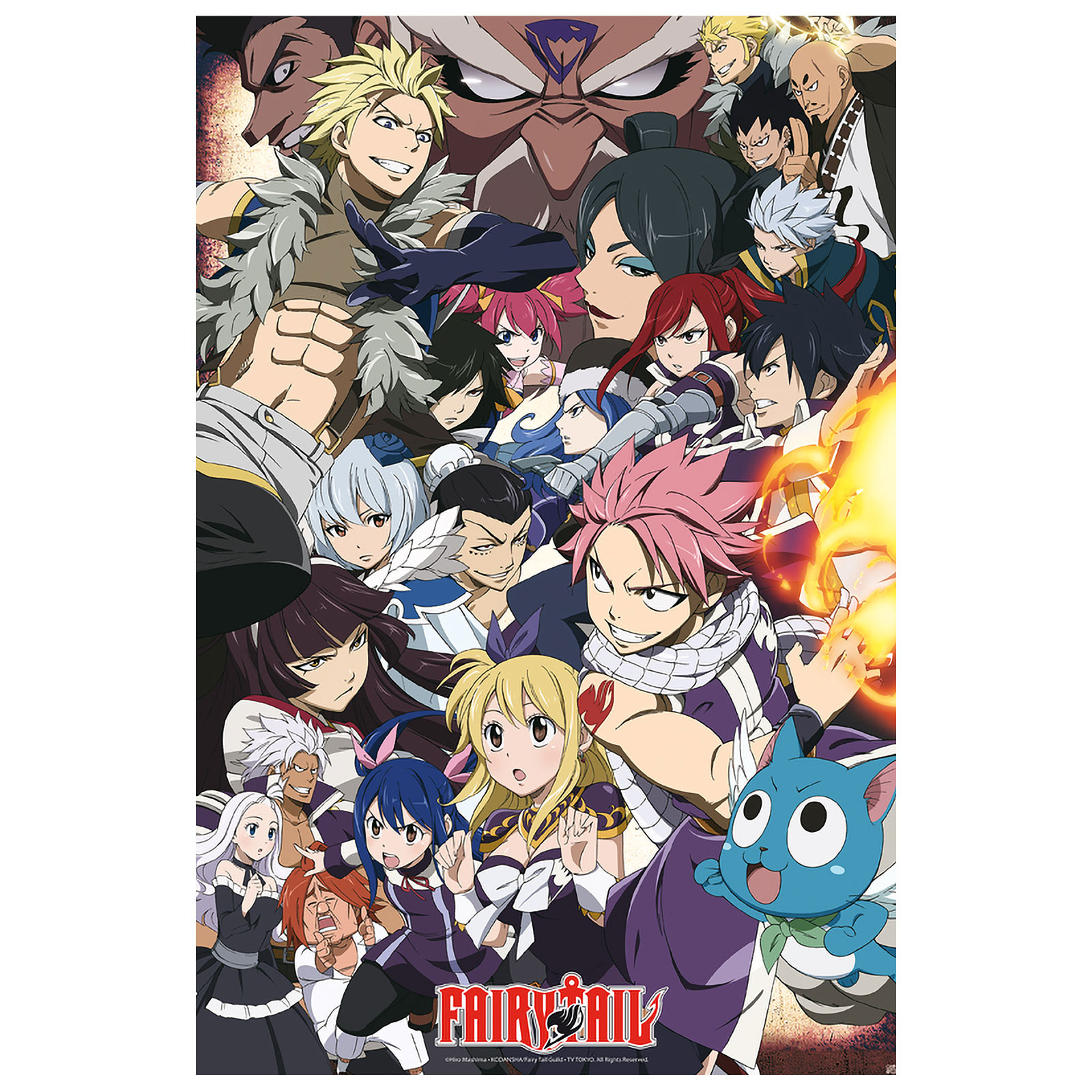 Fairy Tail vs. Andere Gilden Maxi Poster