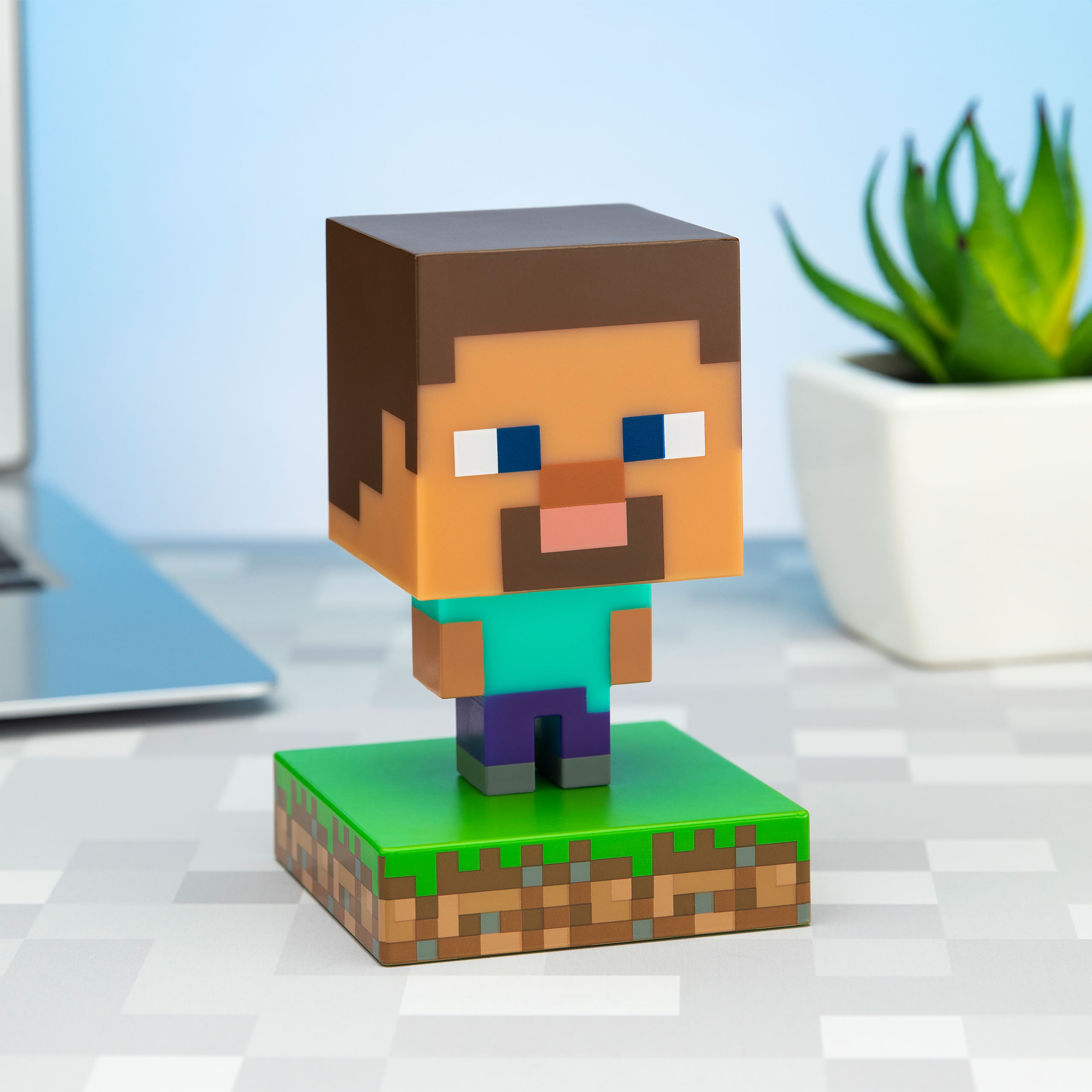 Minecraft - Lampe de Table 3D Steve Icons