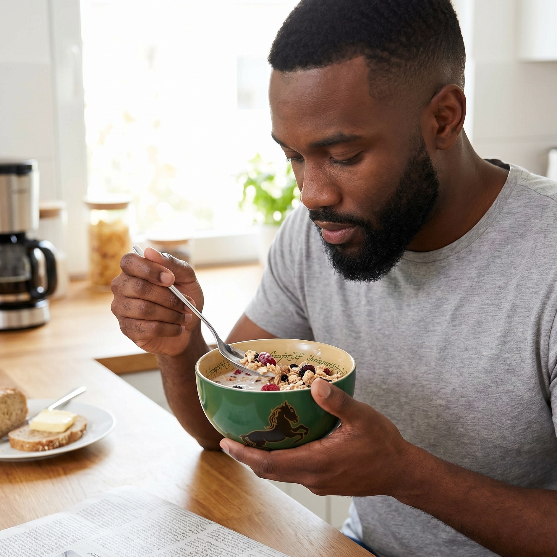 The Lord of the Rings - The Prancing Pony Cereal Bowl Green