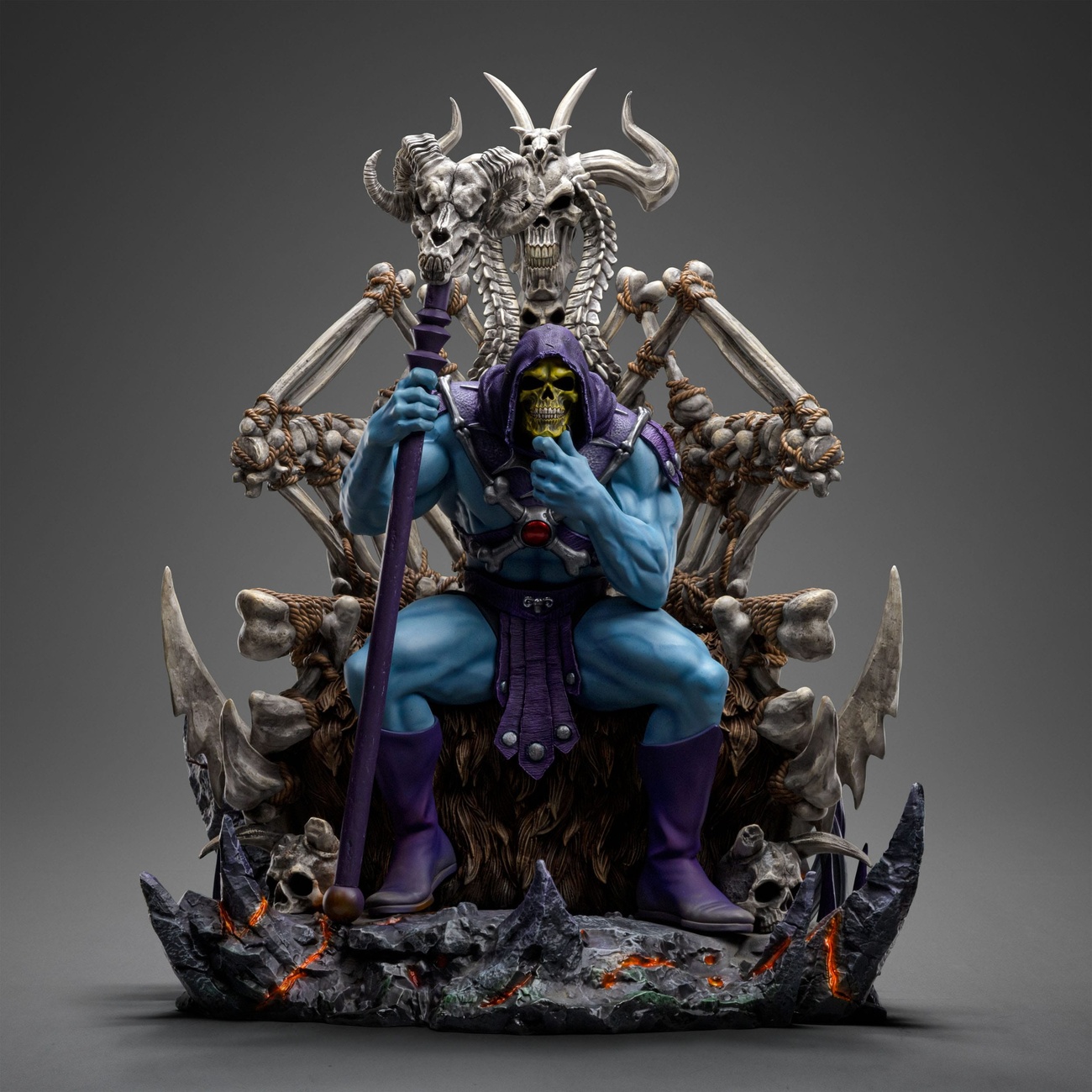 Masters of the Universe Estatua Prime Scale 1/3 Skeletor 10th Anniversary Ver. 67 cm