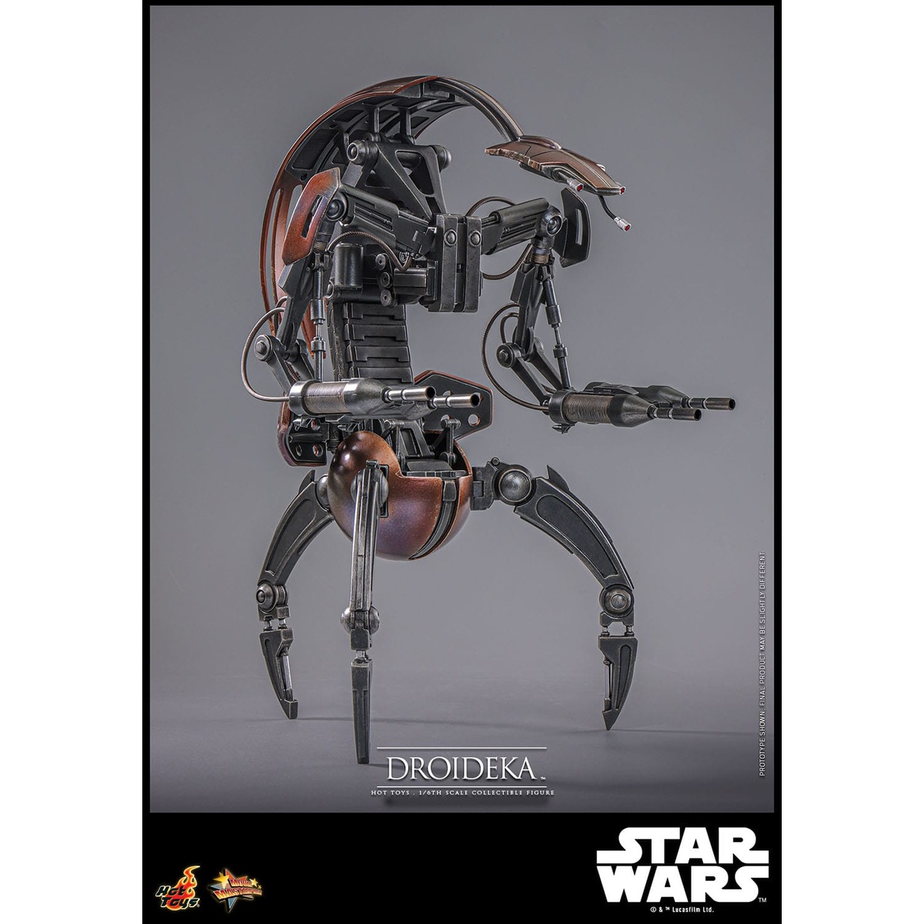 Star Wars Episodio I Movie Masterpiece Action Figure 1/6 Droideka 27 cm