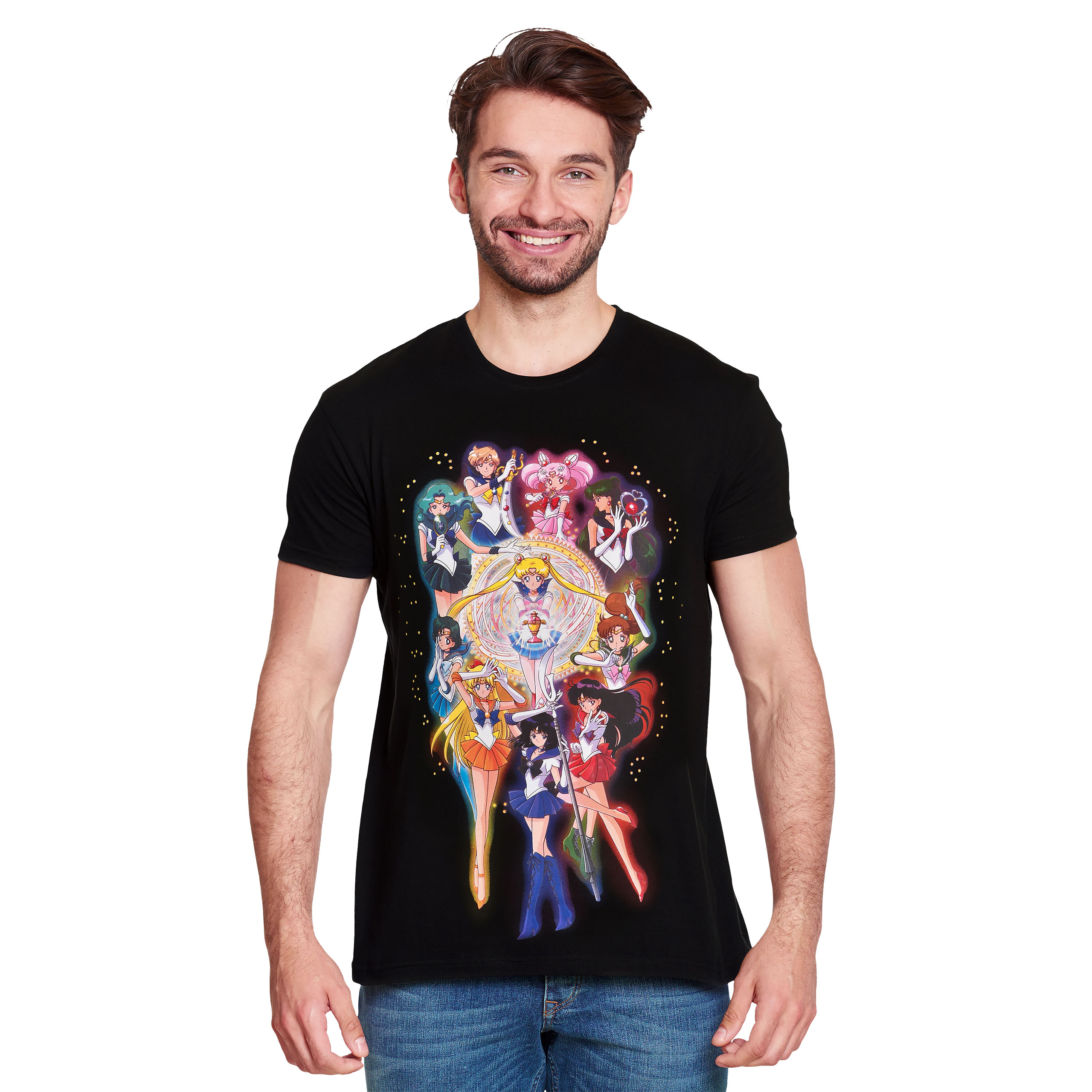 Sailor Moon - Crew T-Shirt schwarz