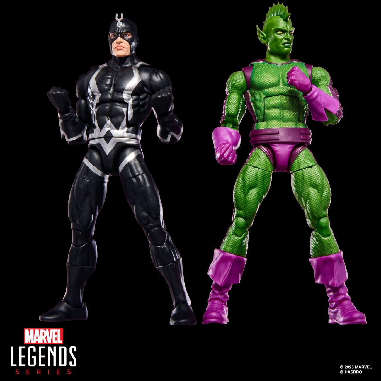 Inhumans Marvel Legends actionfigurer 2-pack Black Bolt & Marvel's Triton 15 cm