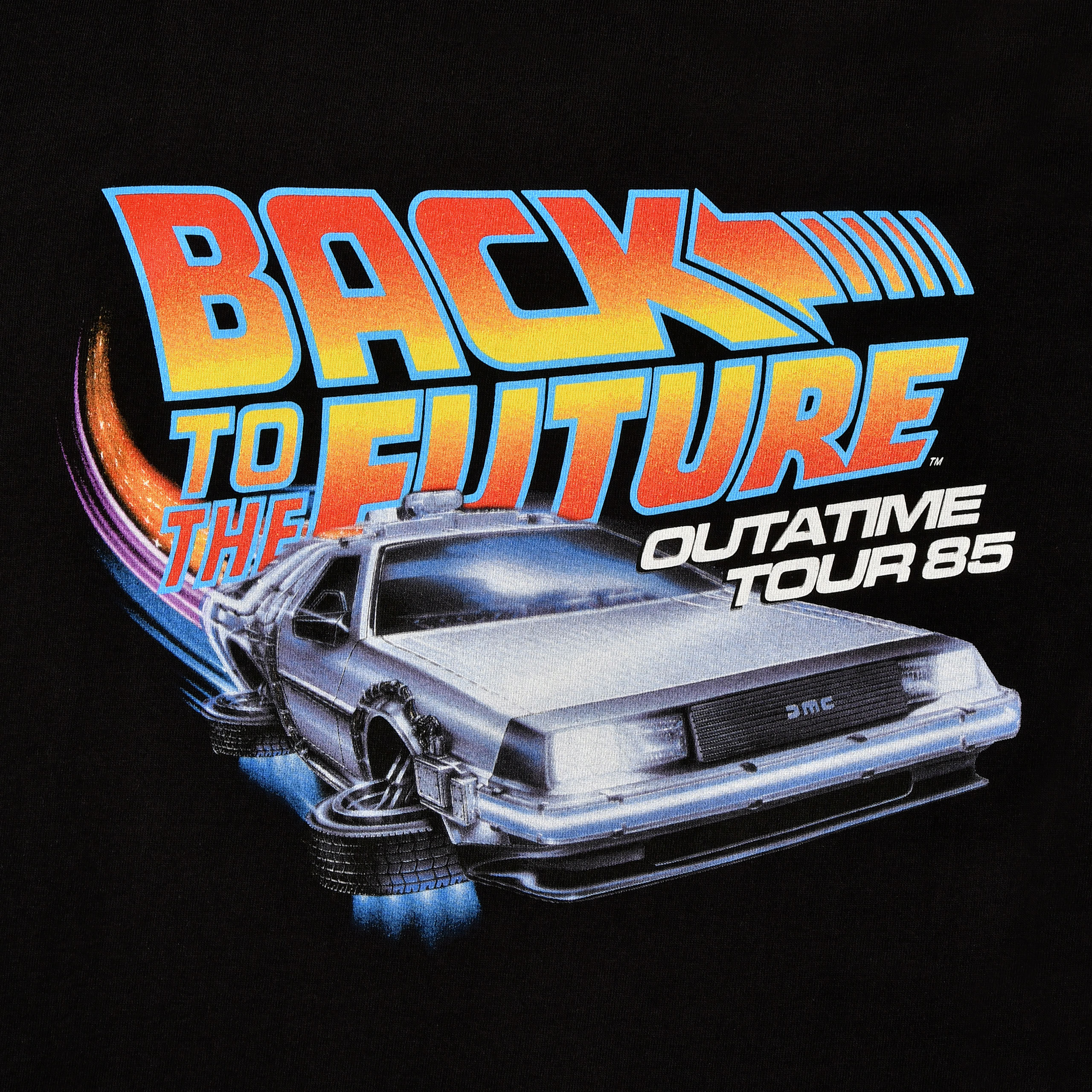Zurück in die Zukunft - Outatime Tour T-Shirt schwarz