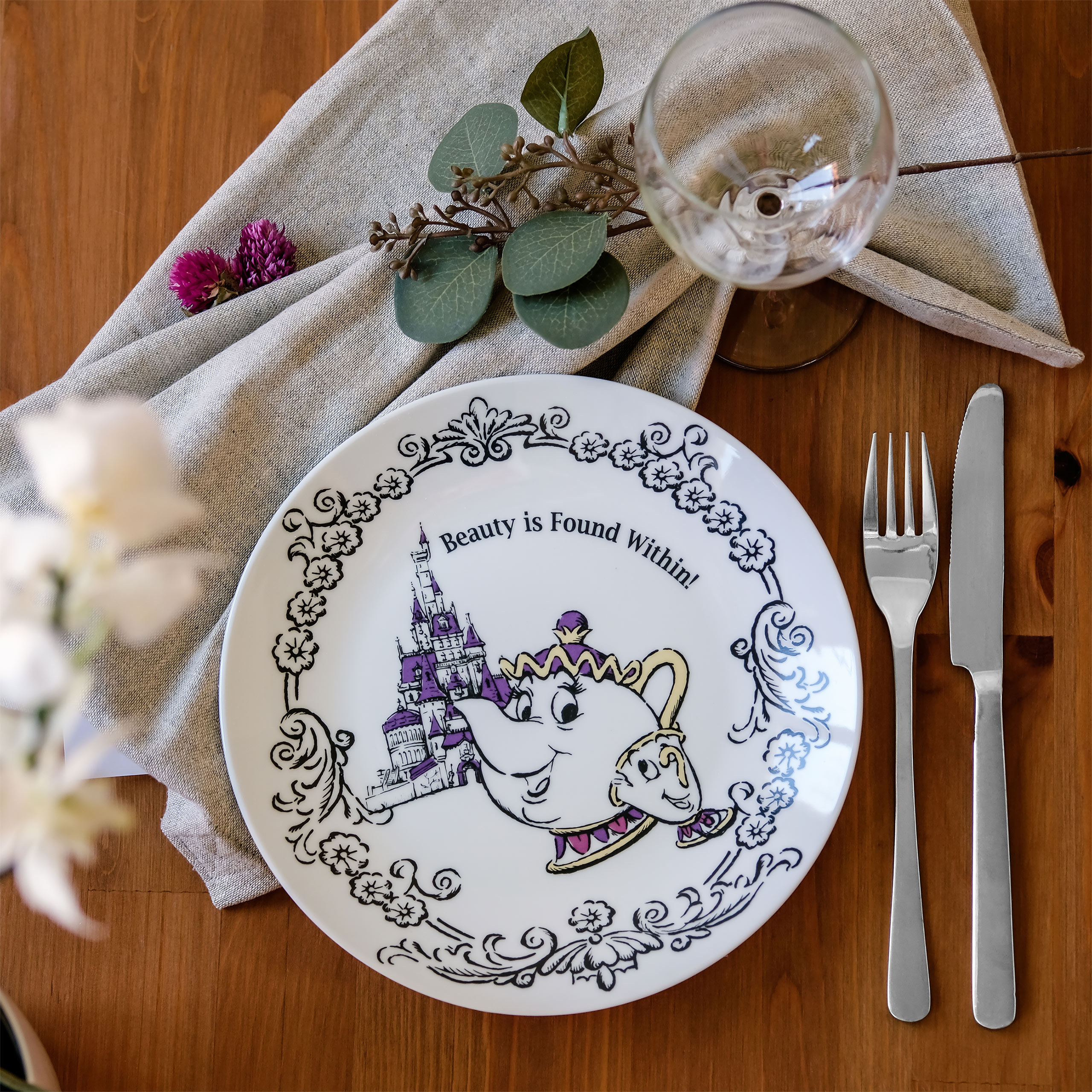 Disney's Beauty and the Beast - Characters Plate Set