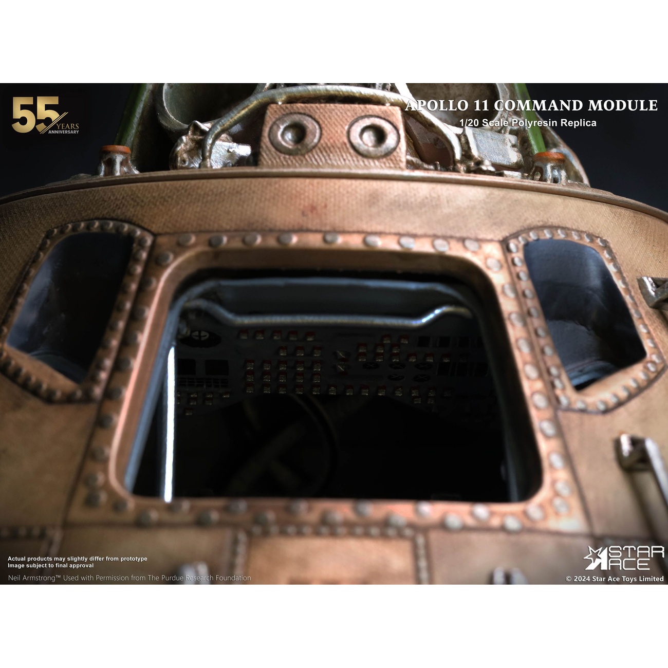 Apollo 11 Replik 1/20 Command Module (DX) 20 cm