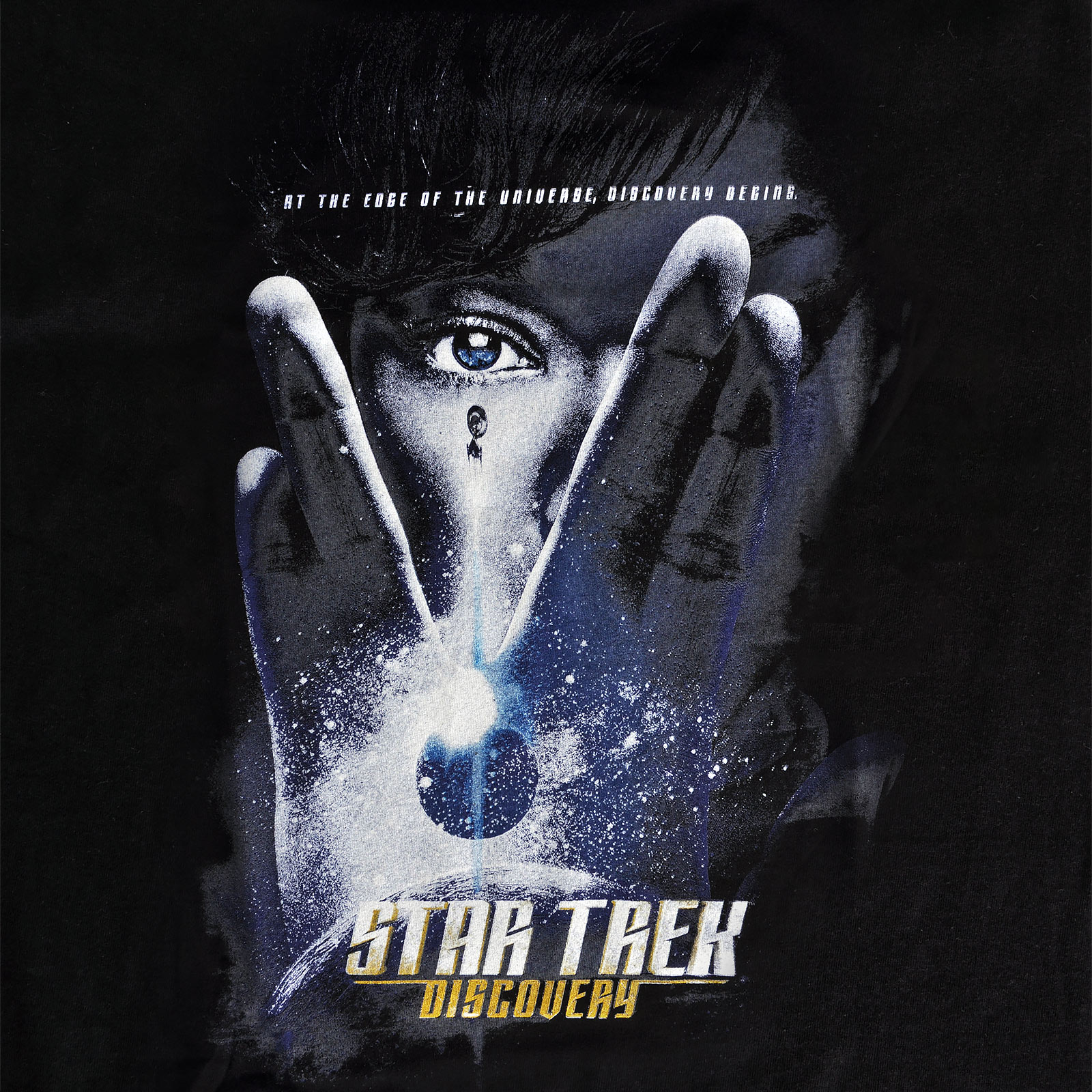 Star Trek - Discovery Poster T-Shirt schwarz