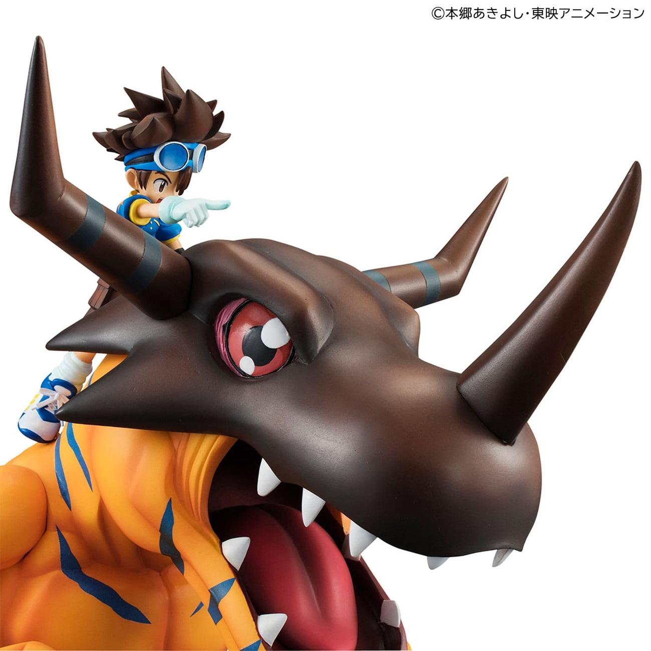 Digimon Adventure - Greymon och Taichi Yagami G.E.M. Series figureset (Repeat)
