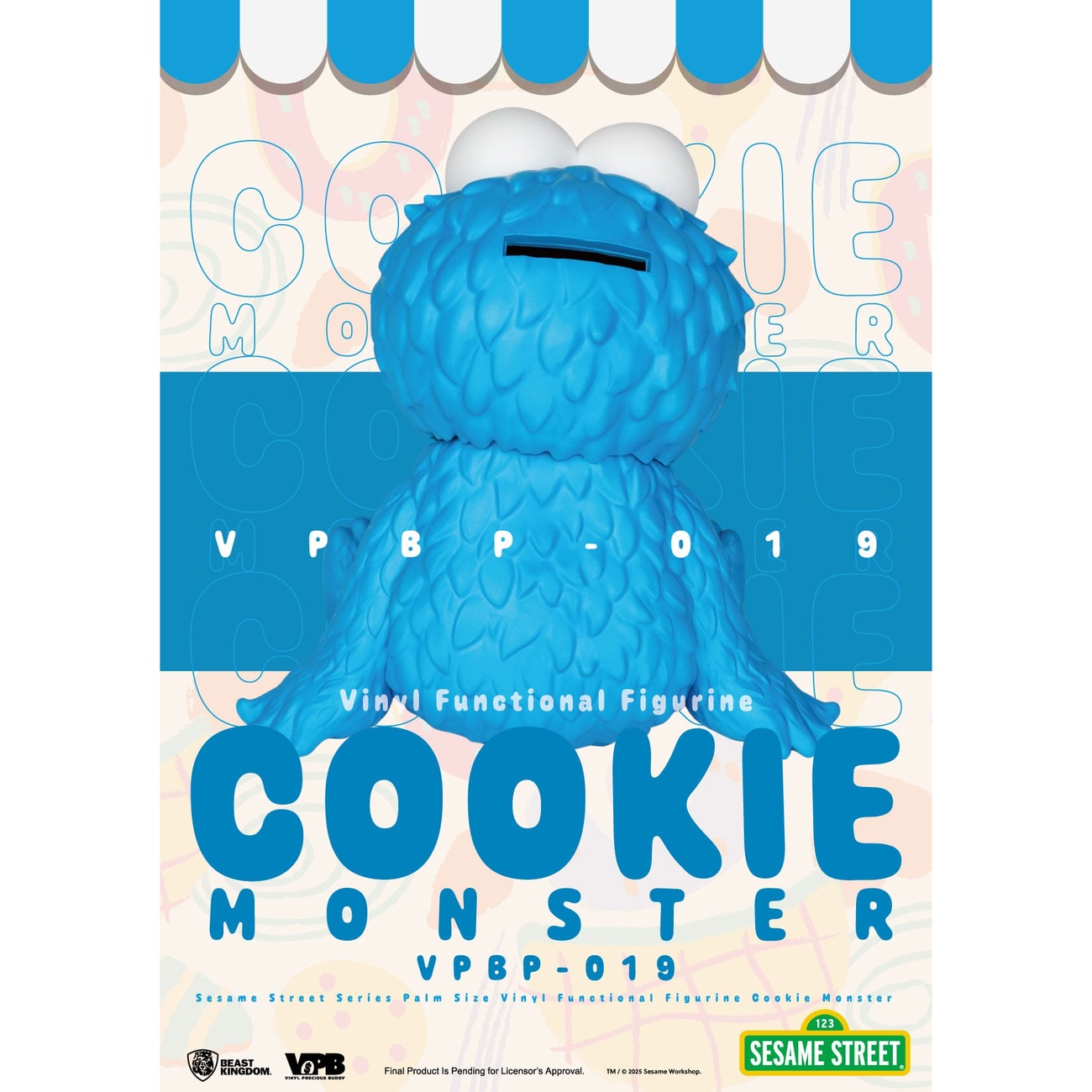 Sesamstraße Piggy Vinyl Spardose Cookie Monster 12 cm