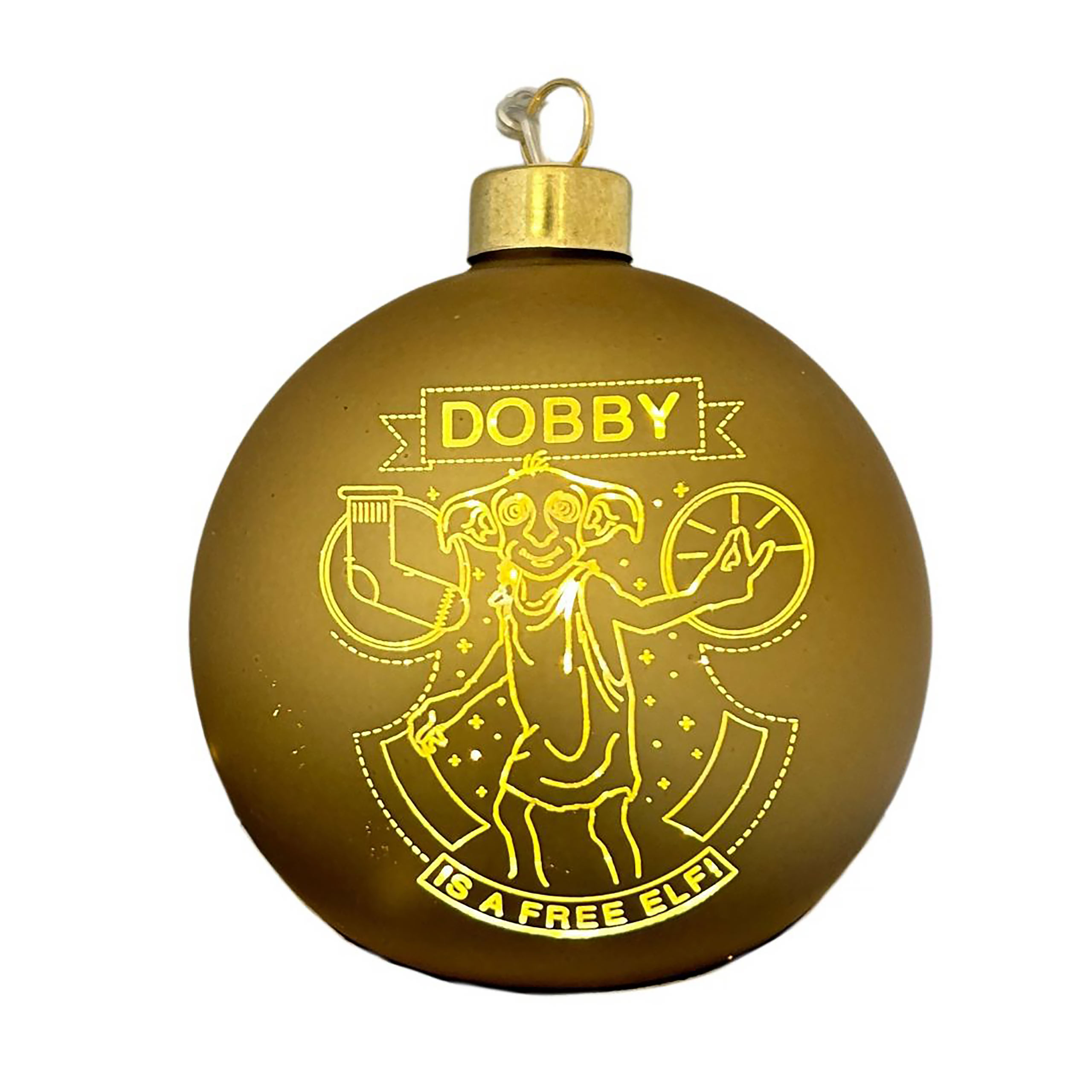 Harry Potter - Bola de Navidad de Dobby con luz