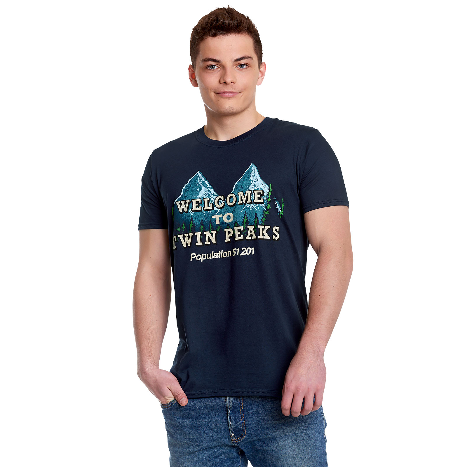Twin Peaks - Welcome to Twin Peaks Blue T-Shirt