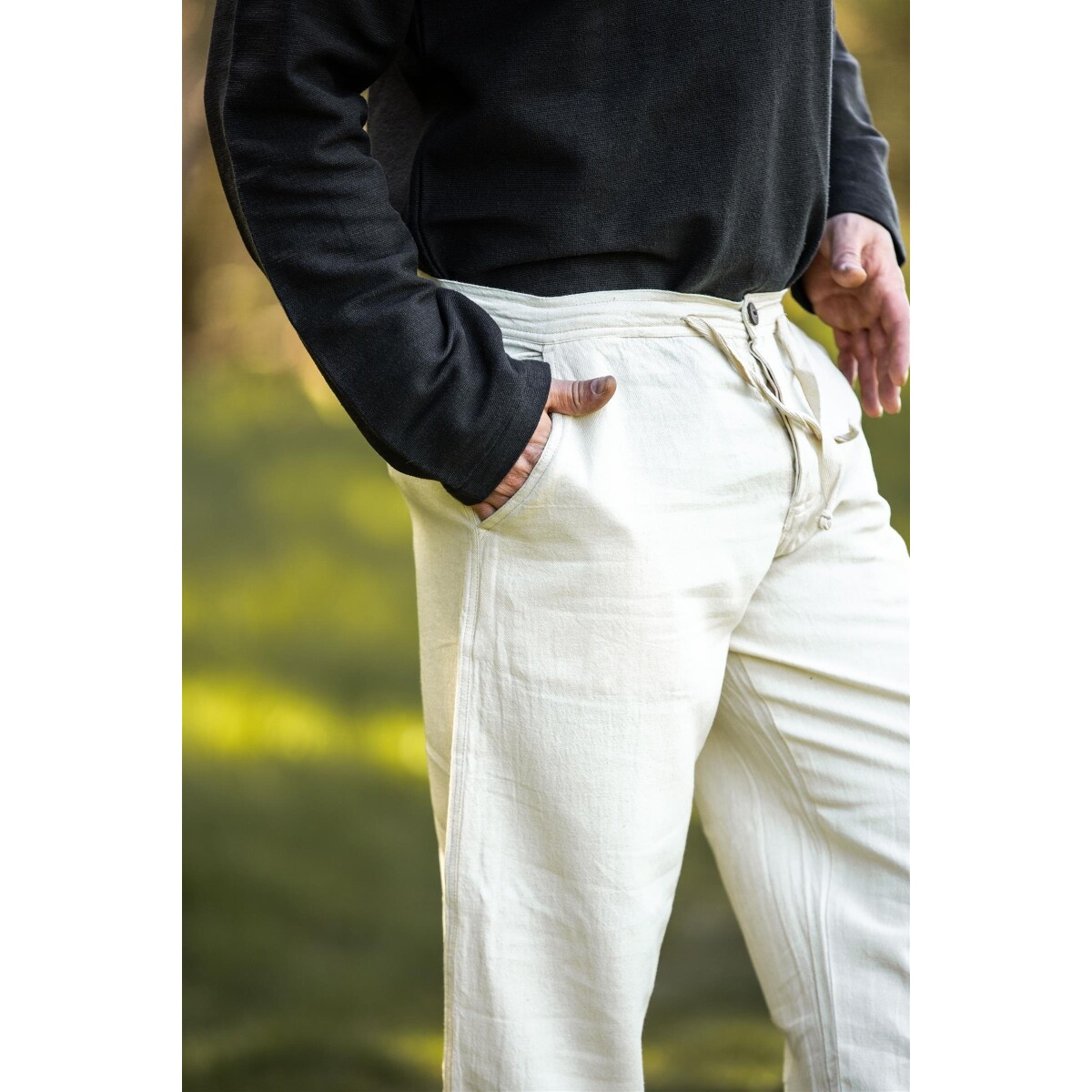 Pantaloni medievali Dirk beige