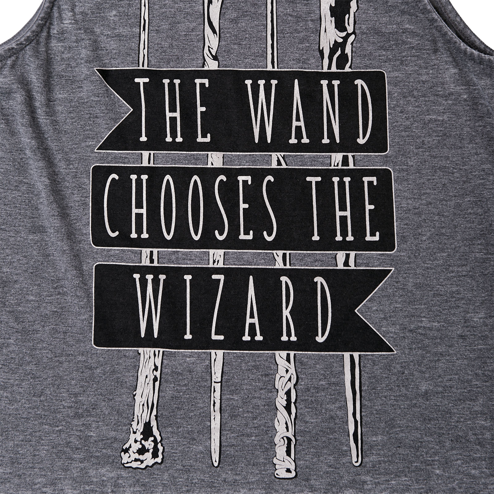 Harry Potter - Wand Chooses Wizard Tanktop grijs