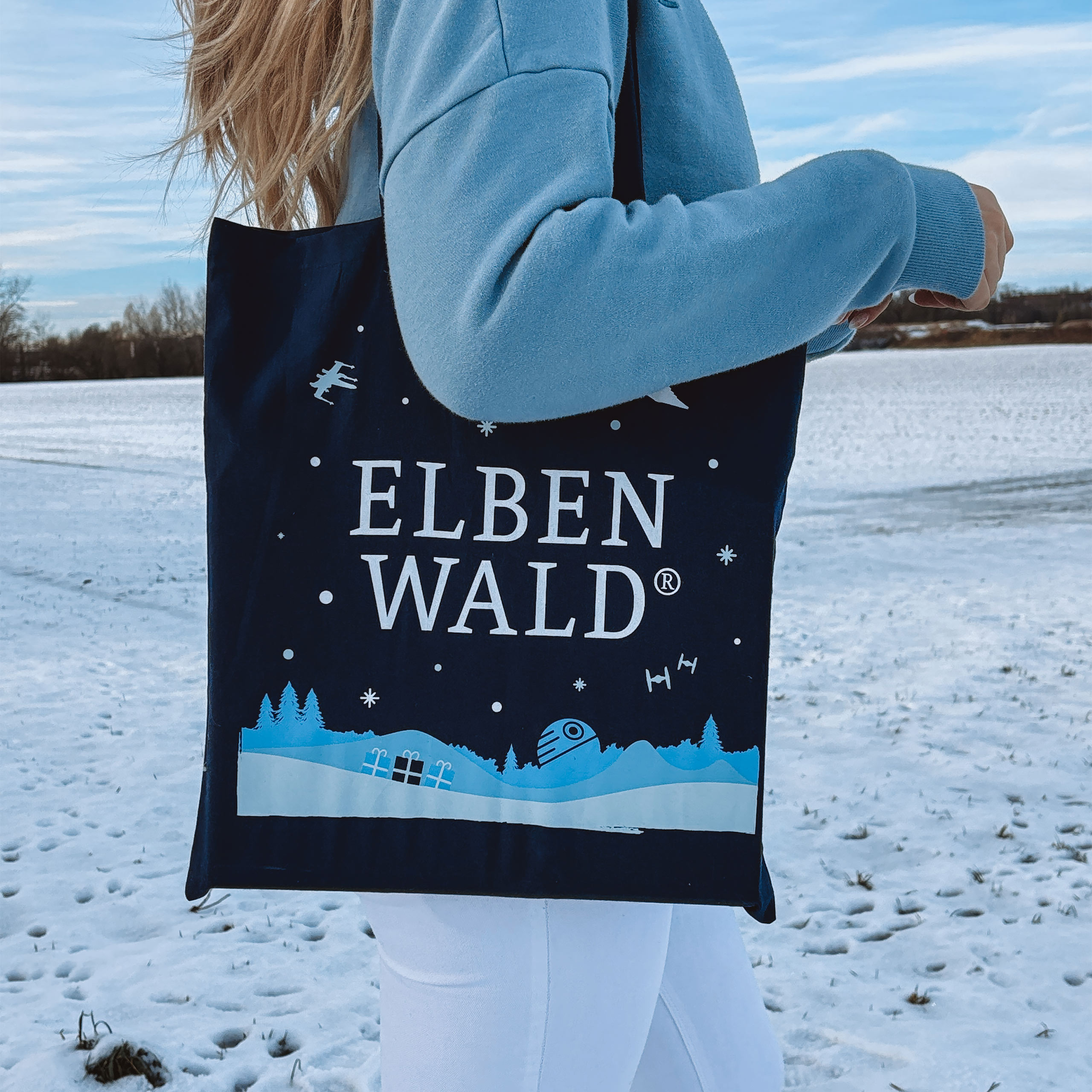 Elbenwald Christmas Jutebeutel