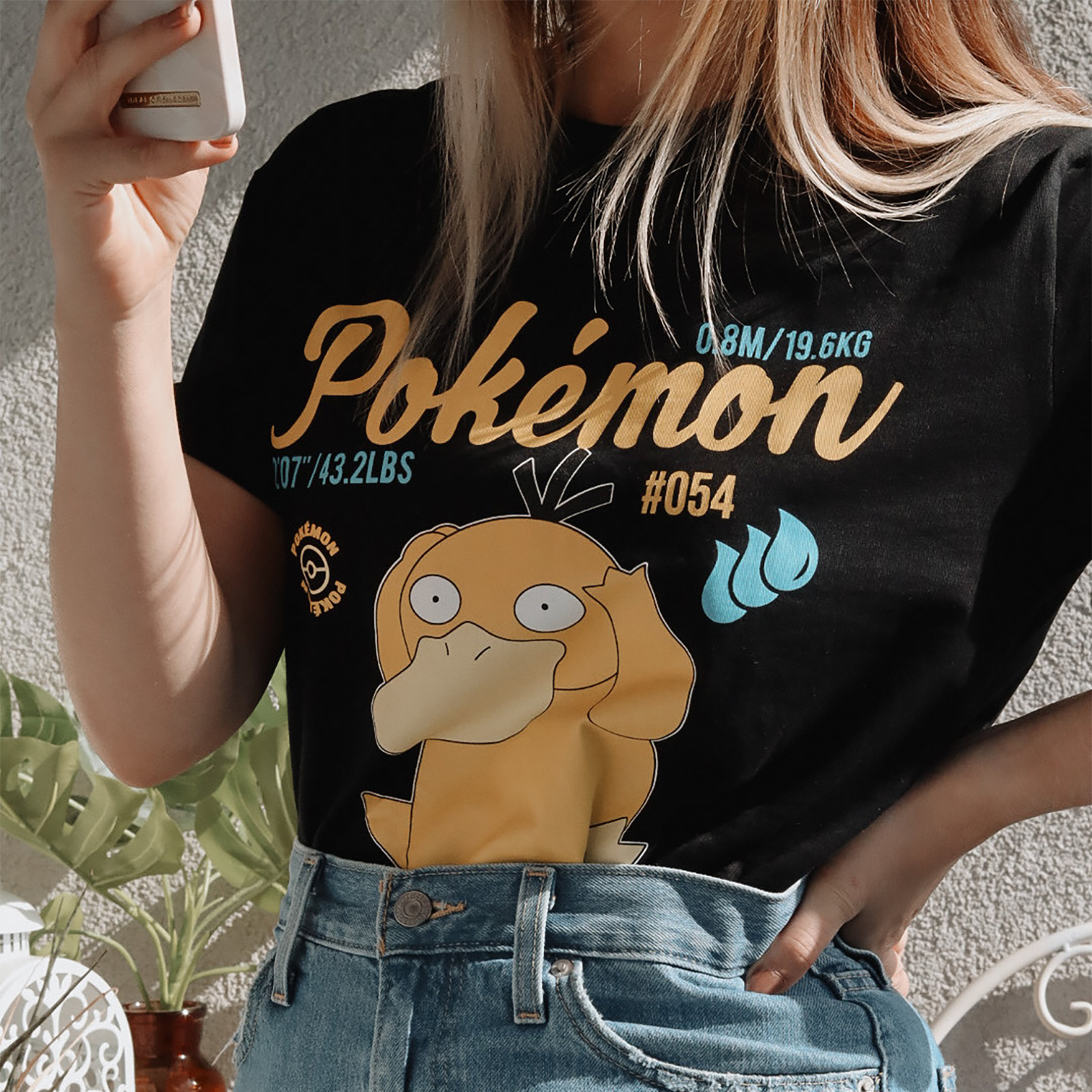 Pokemon - Psyduck T-Shirt black
