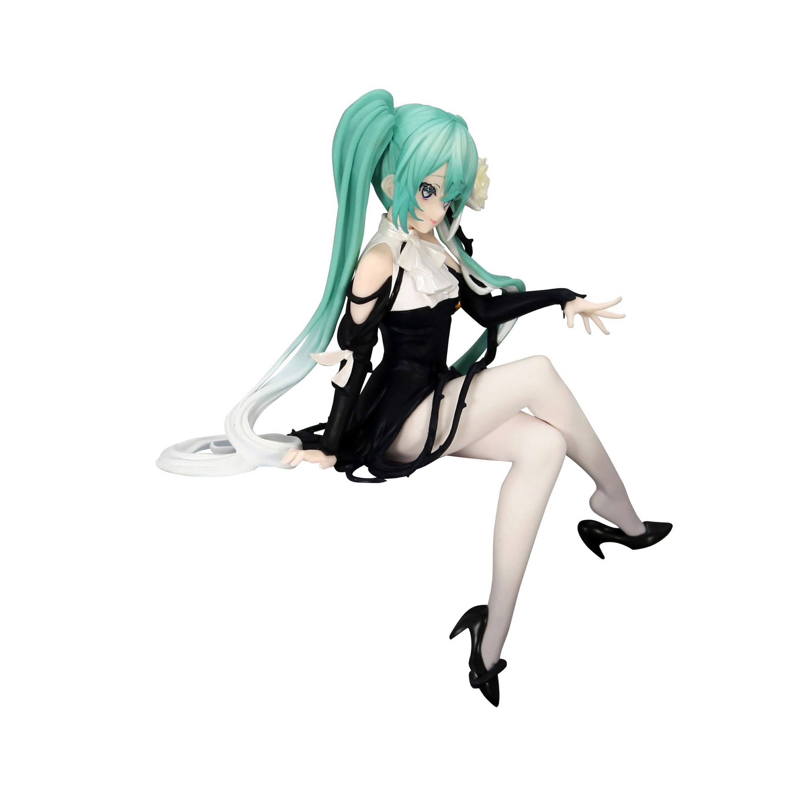 Hatsune Miku - Flower Fairy White Rose figura Noodle Stopper