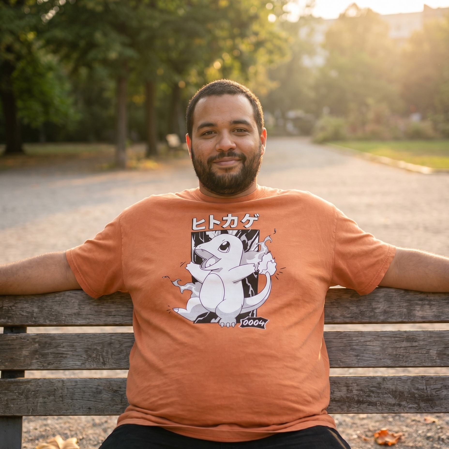 Pokémon - Charmander Katakana Vintage T-shirt