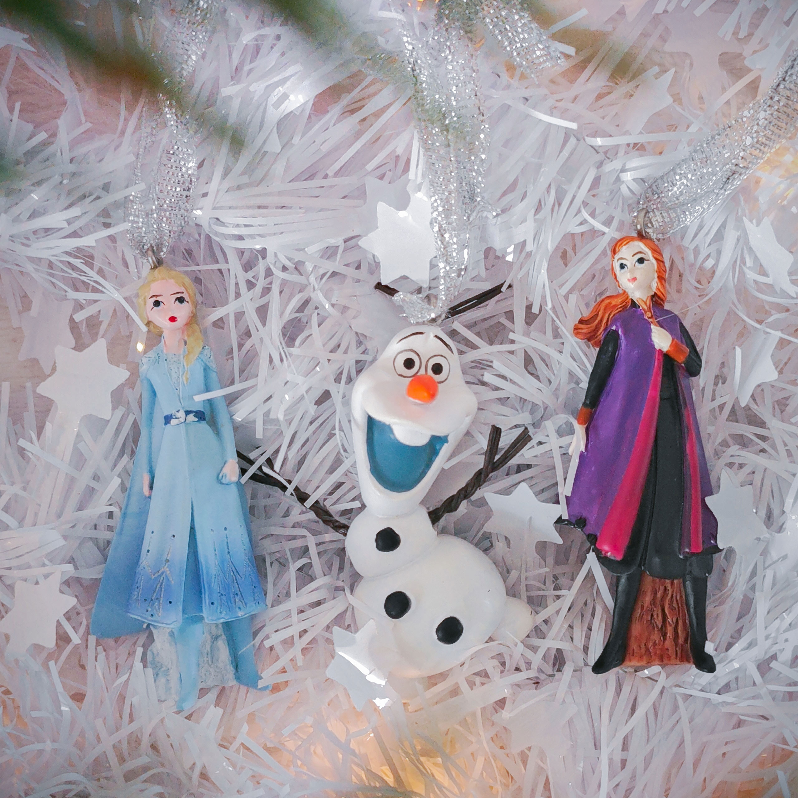 Frozen - Characters Weihnachtsbaum-Schmuck 3er Set