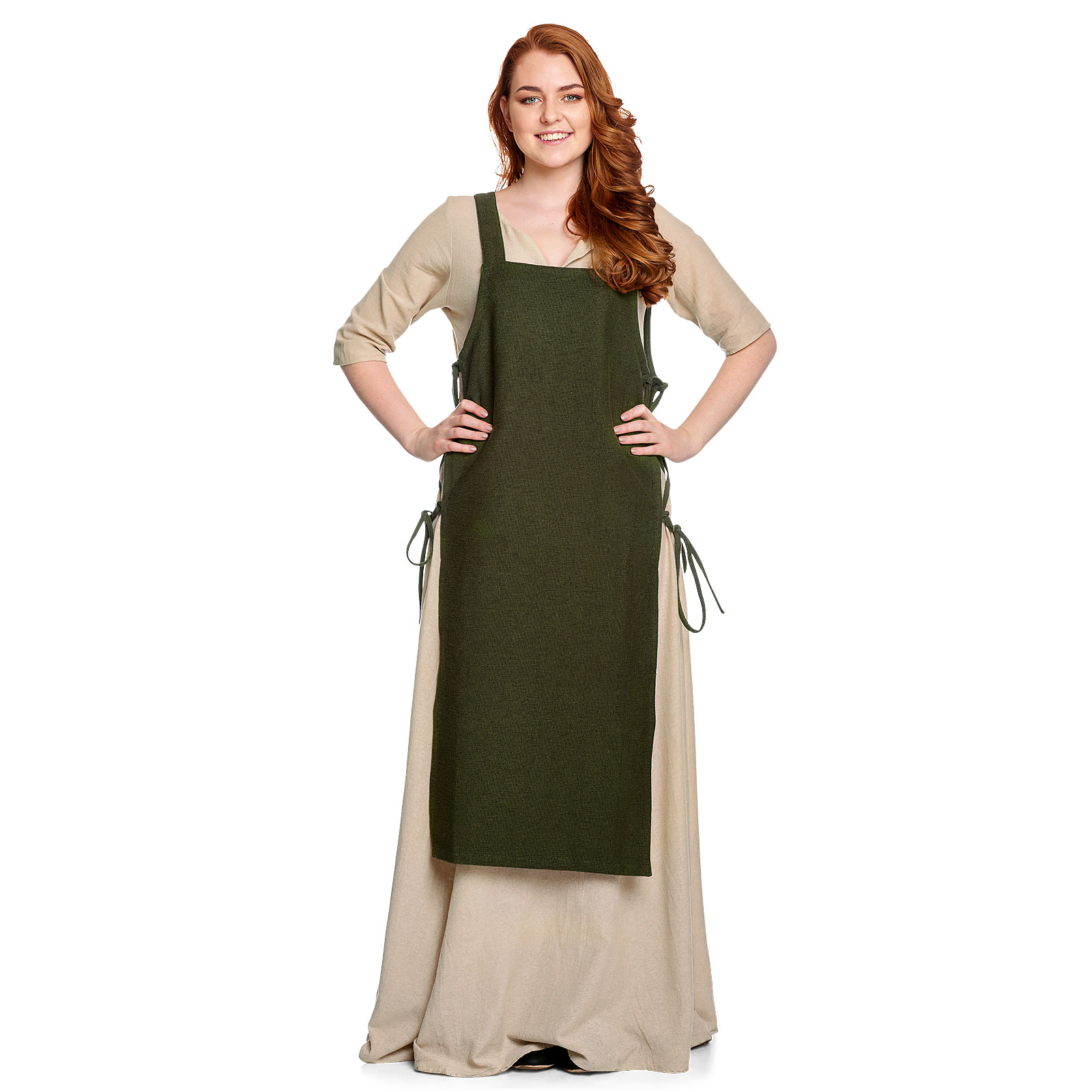 Medieval surcoat Aleiga green