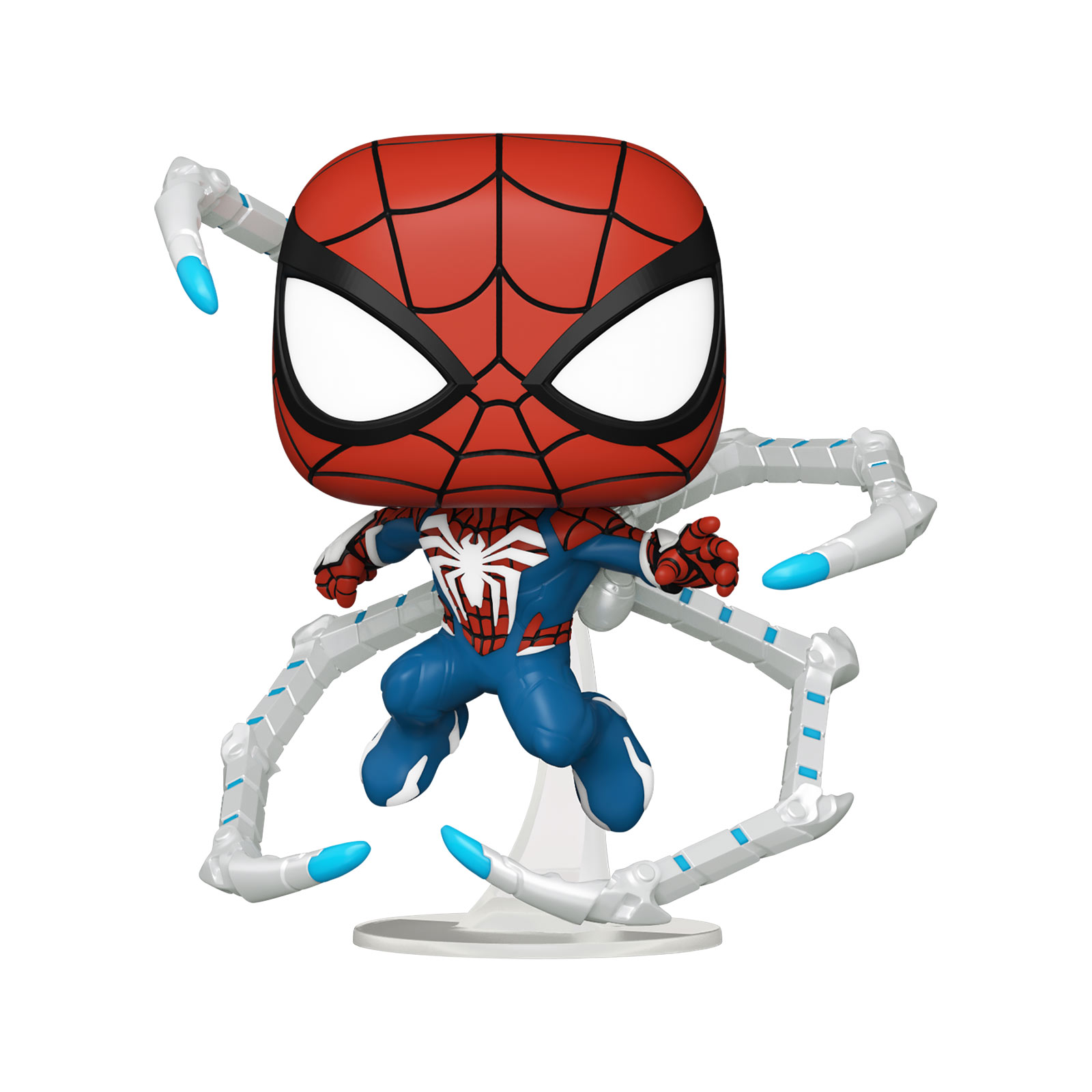 Spider-Man 2 - Peter Parker Advanced Suit 2.0 Figura Marvel Funko Pop Testa Oscillante