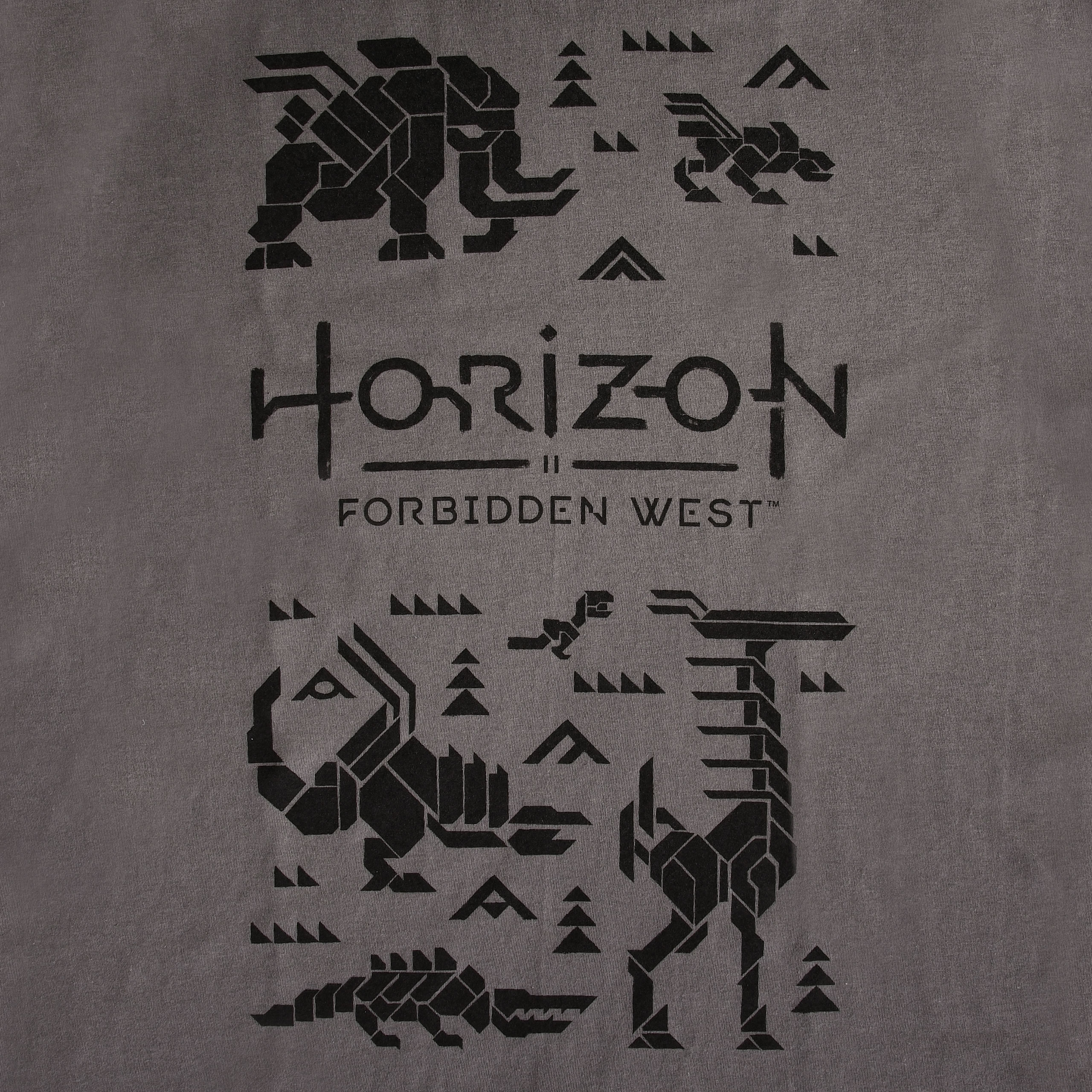 Horizon - Machines T-Shirt grijs