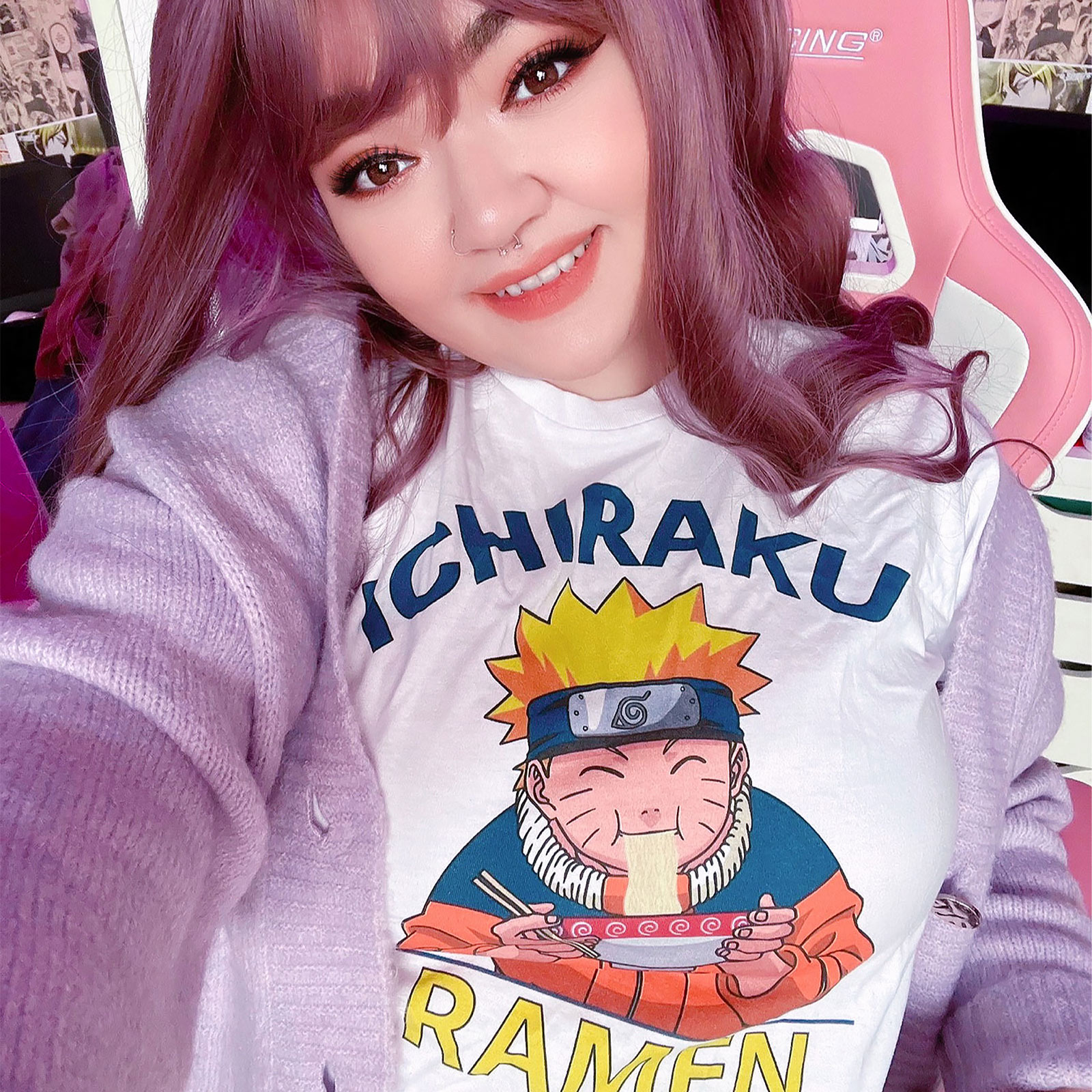 Naruto - T-shirt Ichiraku Ramen bianca