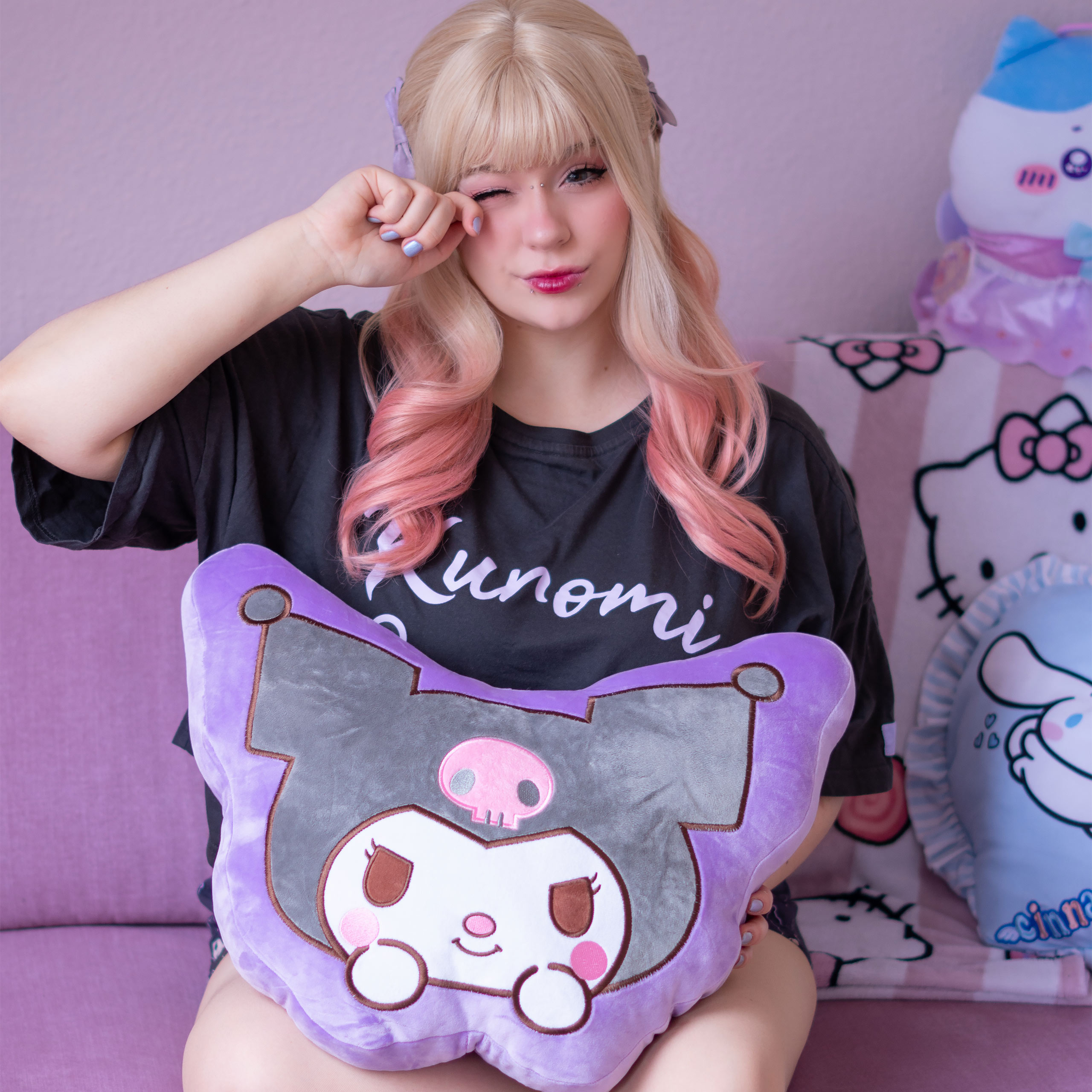 Hello Kitty and Friends - Coussin Kuromi