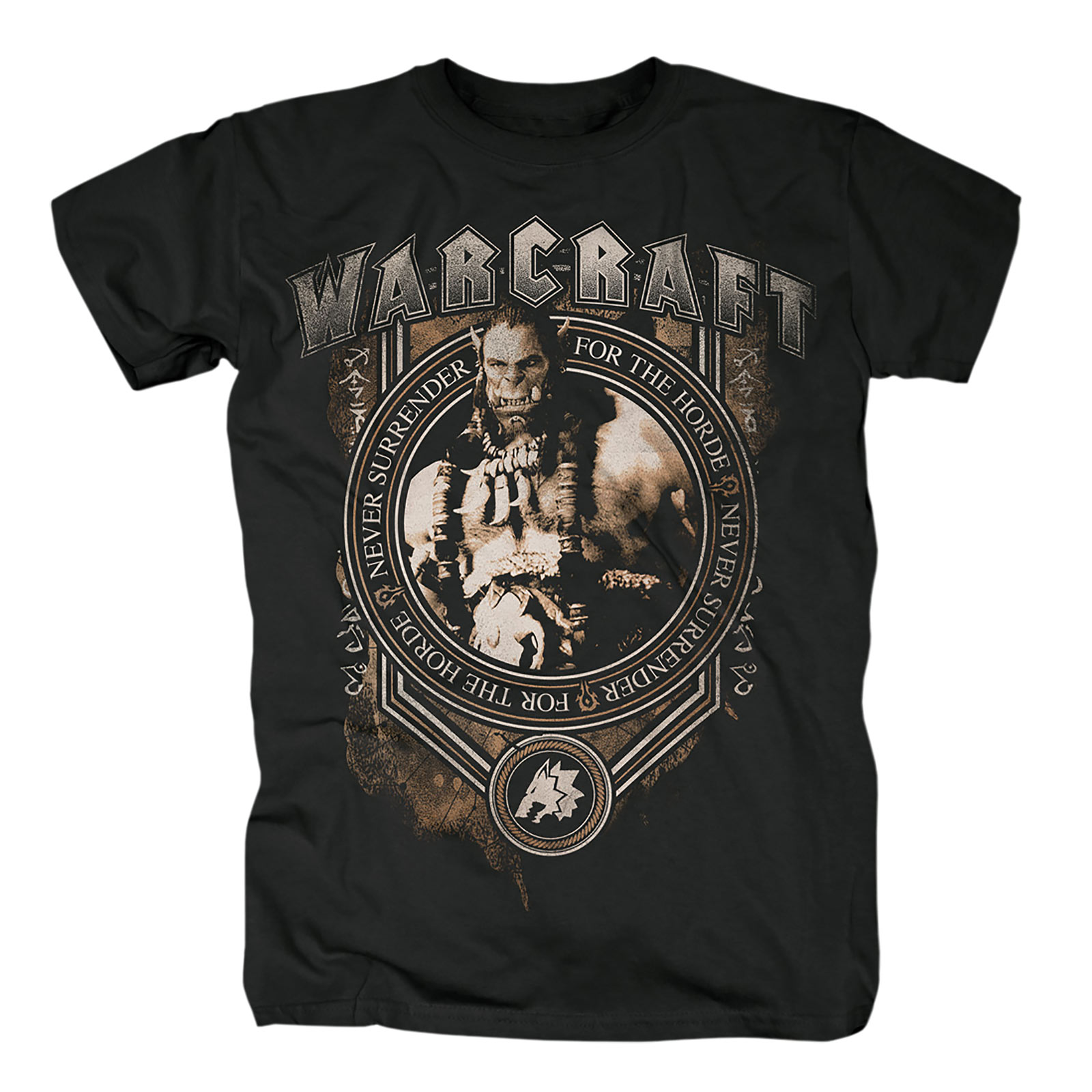 Warcraft - T-Shirt Noir Durotan Noble Leader