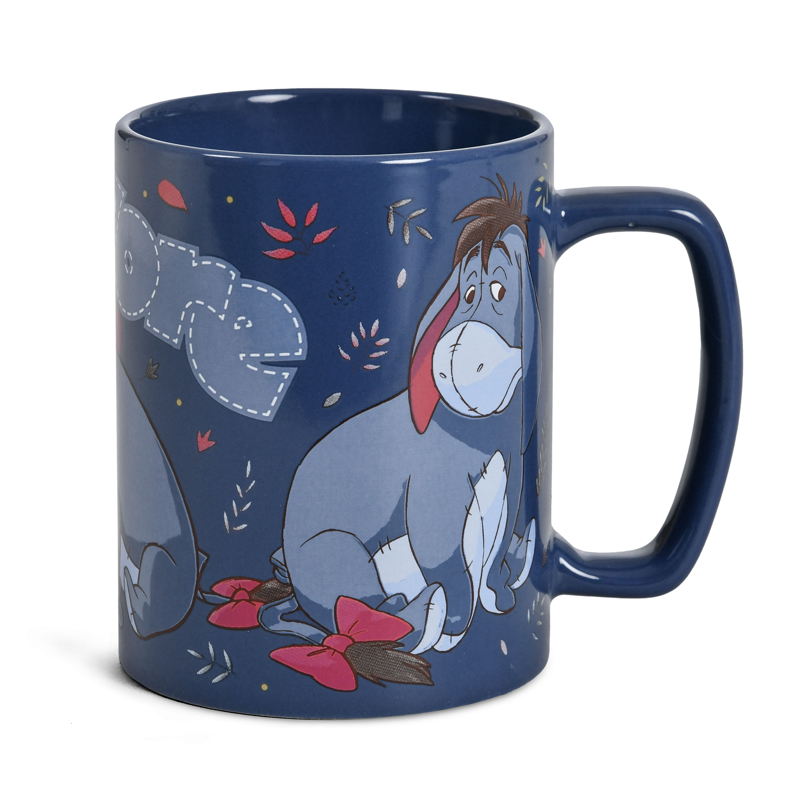 Kubuś Puchatek - kubek Kłapouchy z pluszowym pokrowcem