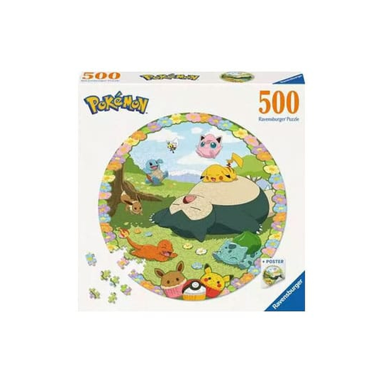 Pokémon Rund-Puzzle Blumige Pokémon (500 Teile)