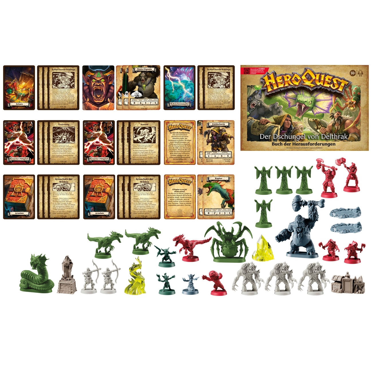 HeroQuest Board Game Expansion The Jungles of Delthrak Adventure Pack *German Version*