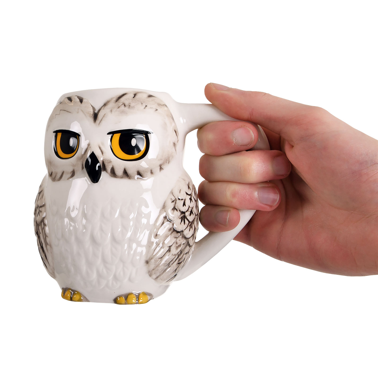 Harry Potter - Hedwig - 3D Becher, Anhänger, Abzeichen - Geschenkset