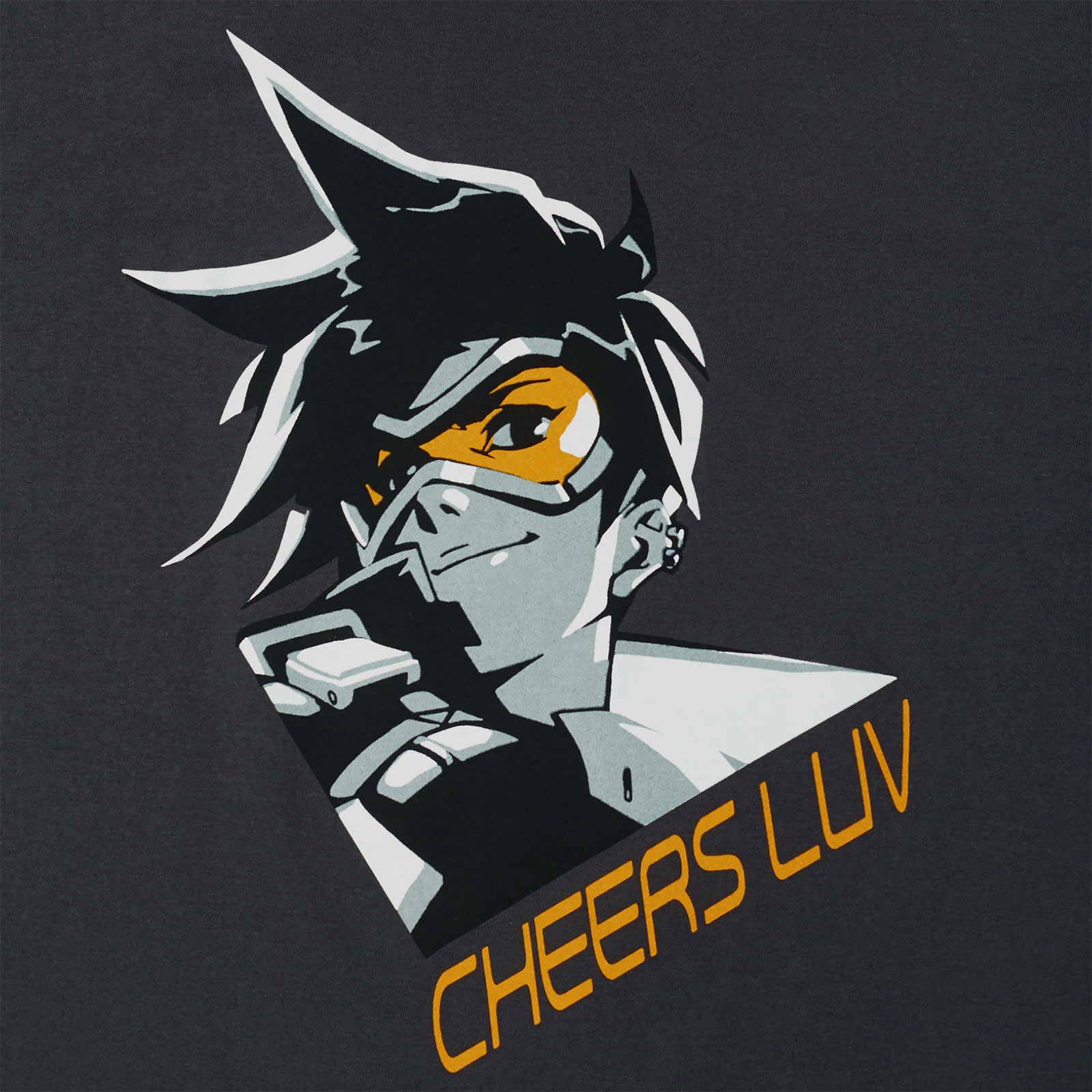 Overwatch - T-shirt gris Tracer
