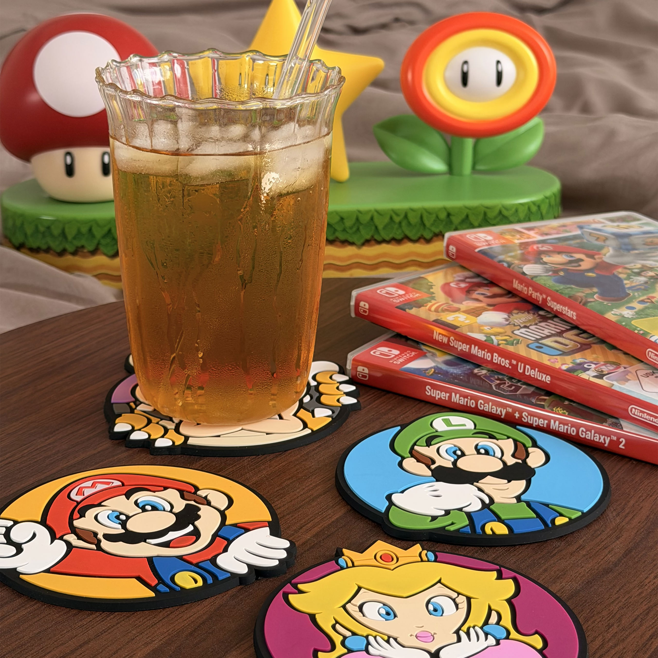 Super Mario - Characters Untersetzer 4er Set