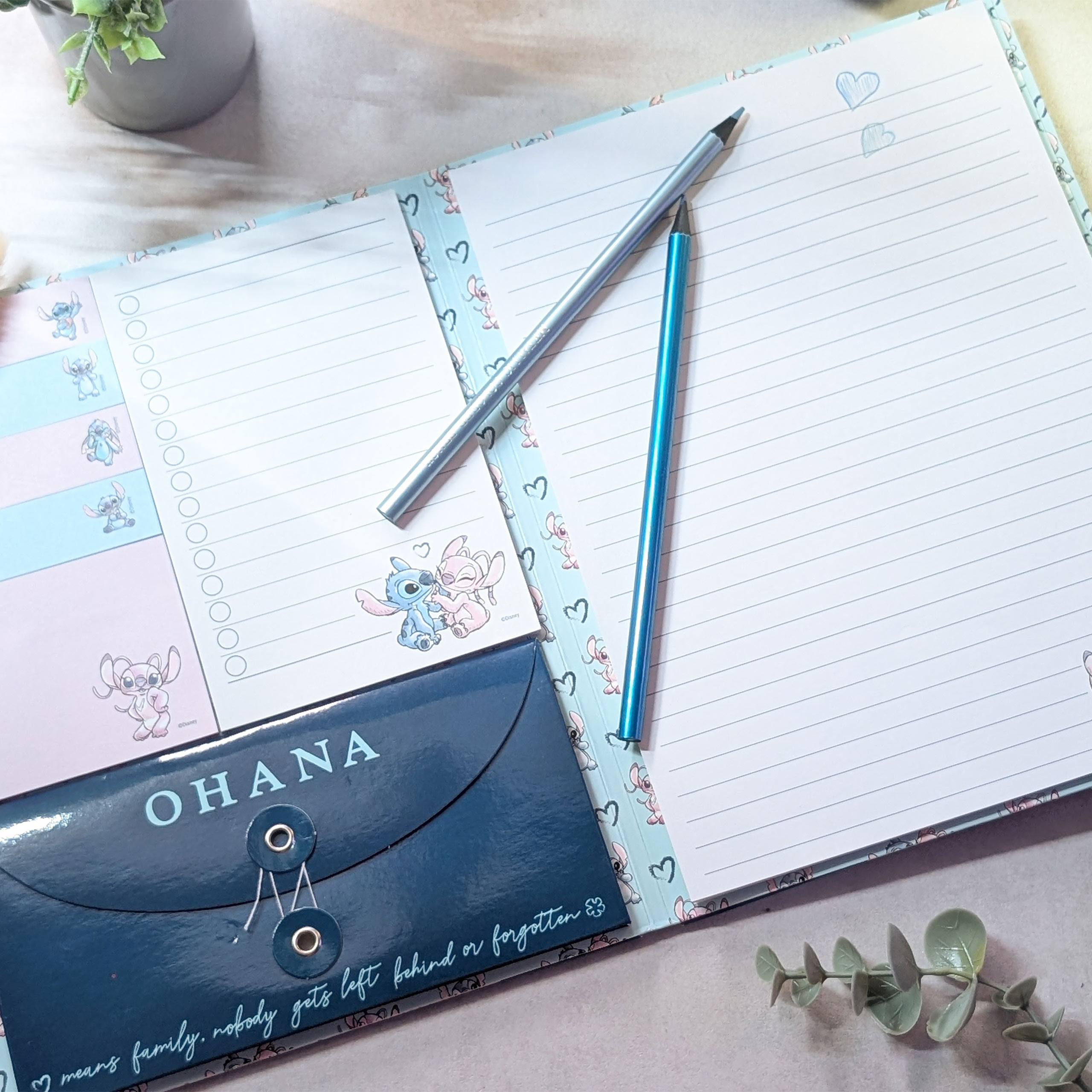 Stitch książeczka z karteczkami samoprzylepnymi - Lilo & Stitch