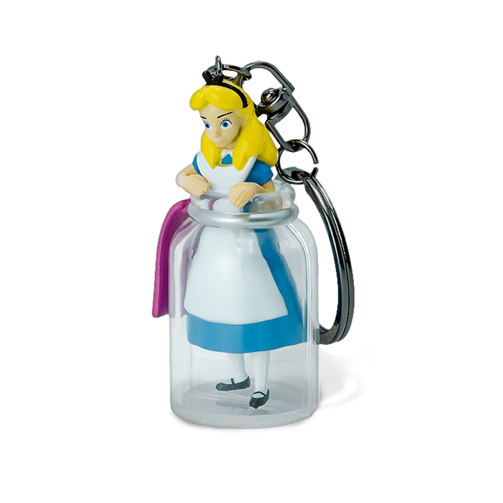 Alice im Wunderland - Alice in Flasche 3D Schlüsselanhänger