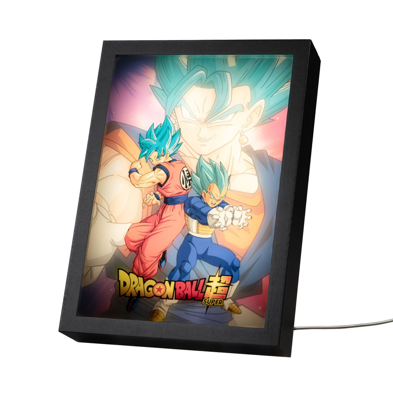 Dragon Ball Super podświetlany wydruk LED w ramie