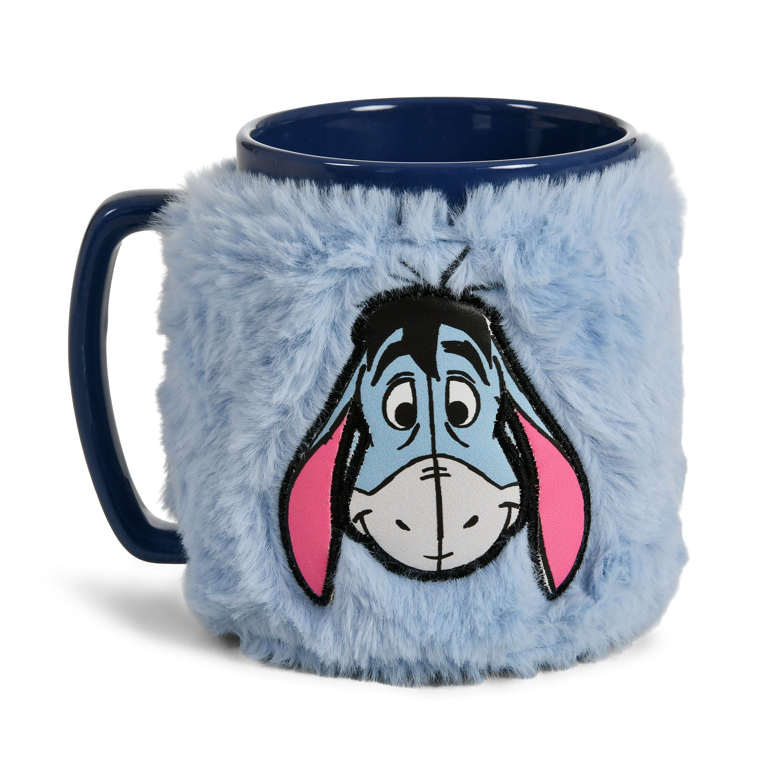 Kubuś Puchatek - kubek Kłapouchy z pluszowym pokrowcem