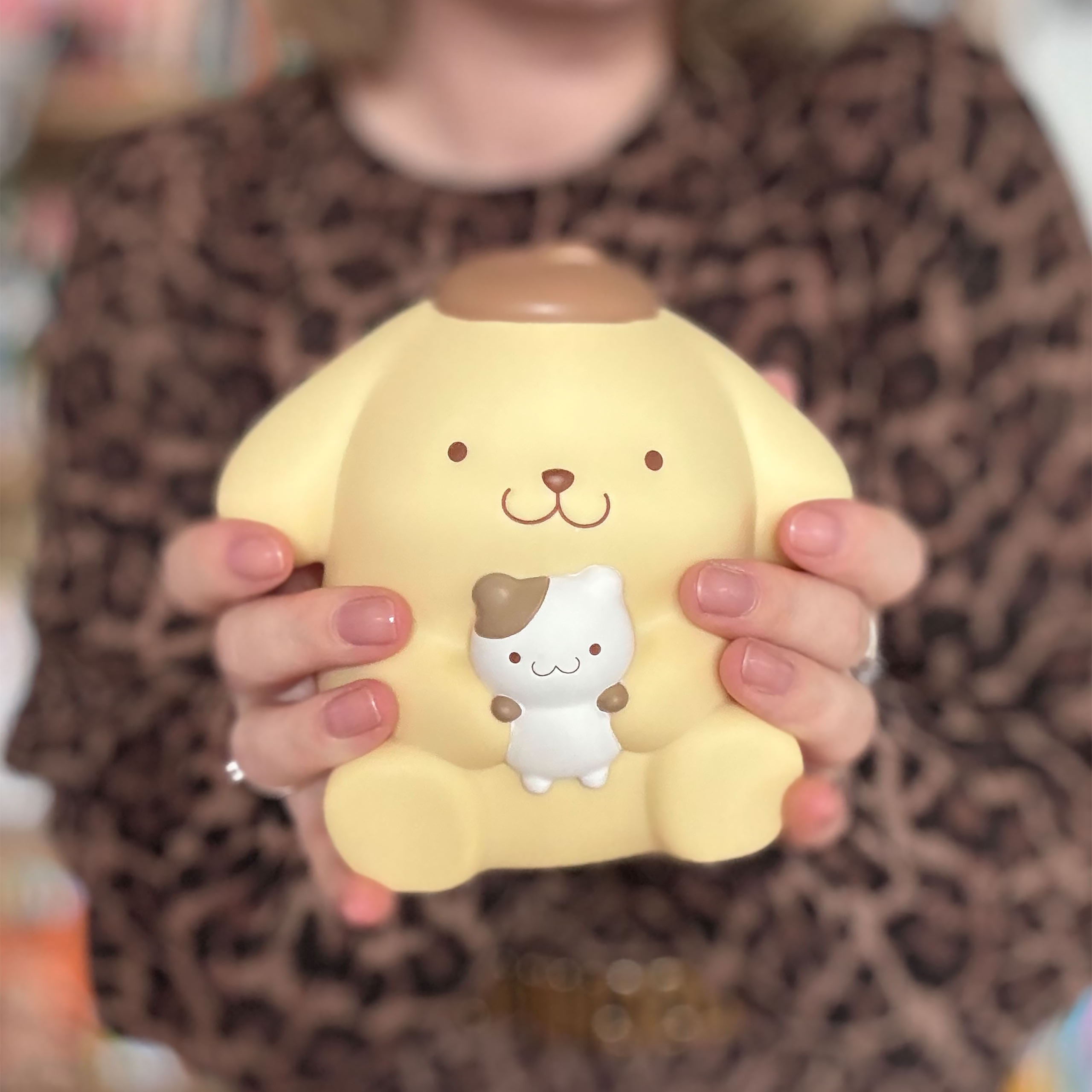 Sanrio - Pompompurin Sofvimates Figur