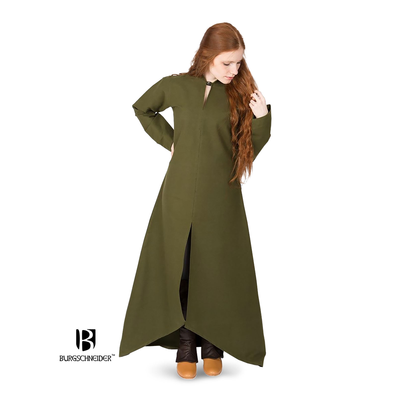 Medieval Dress Ranwen Olive