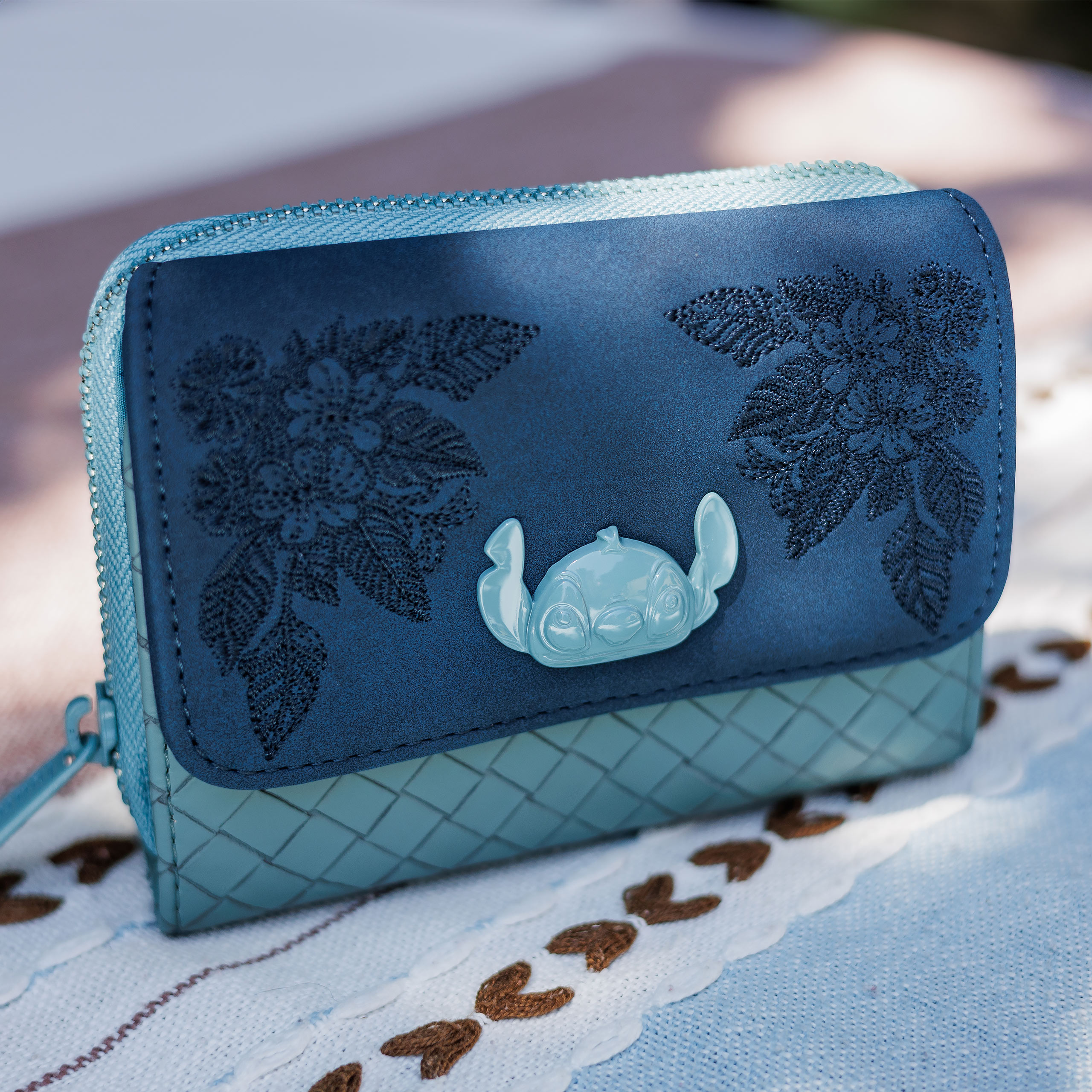 Stitch Bloemen Portemonnee - Lilo & Stitch